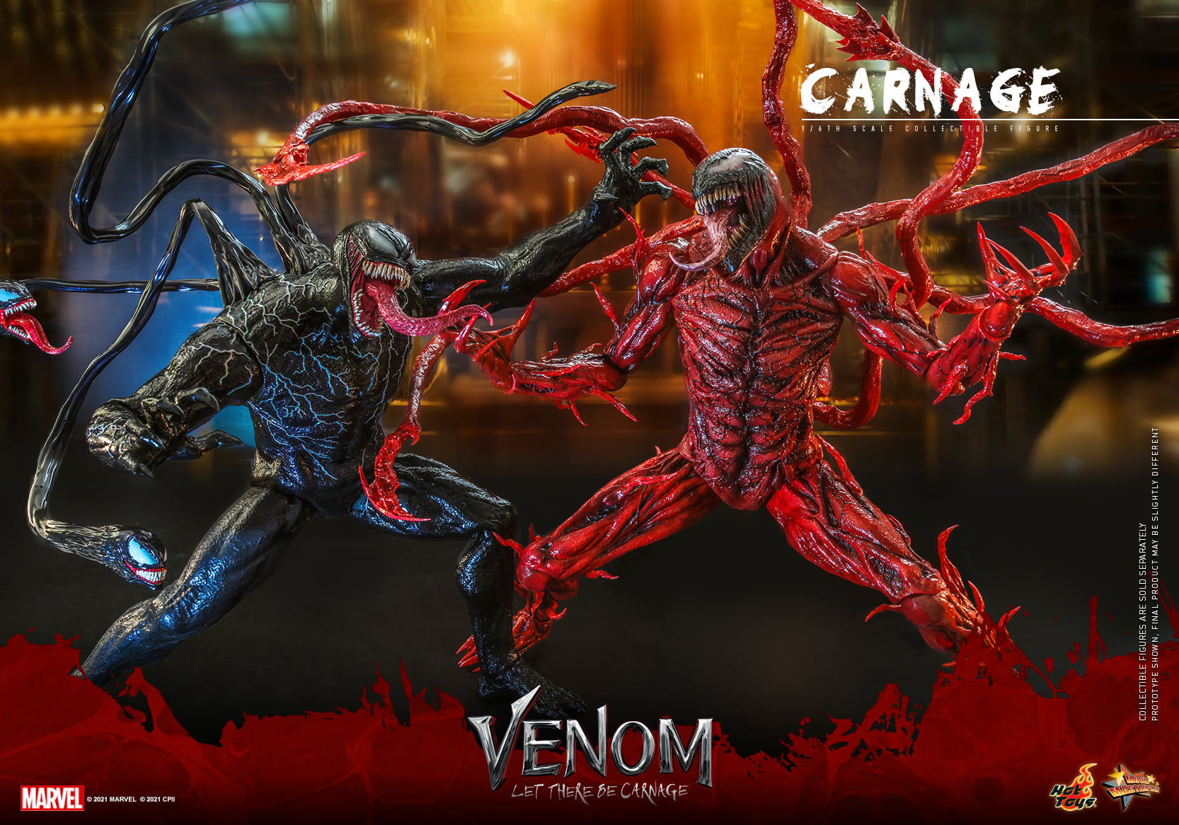 Hot Toys MMS620 1/6 Venom: Let There Be Carnage - Carnage (Deluxe Version)