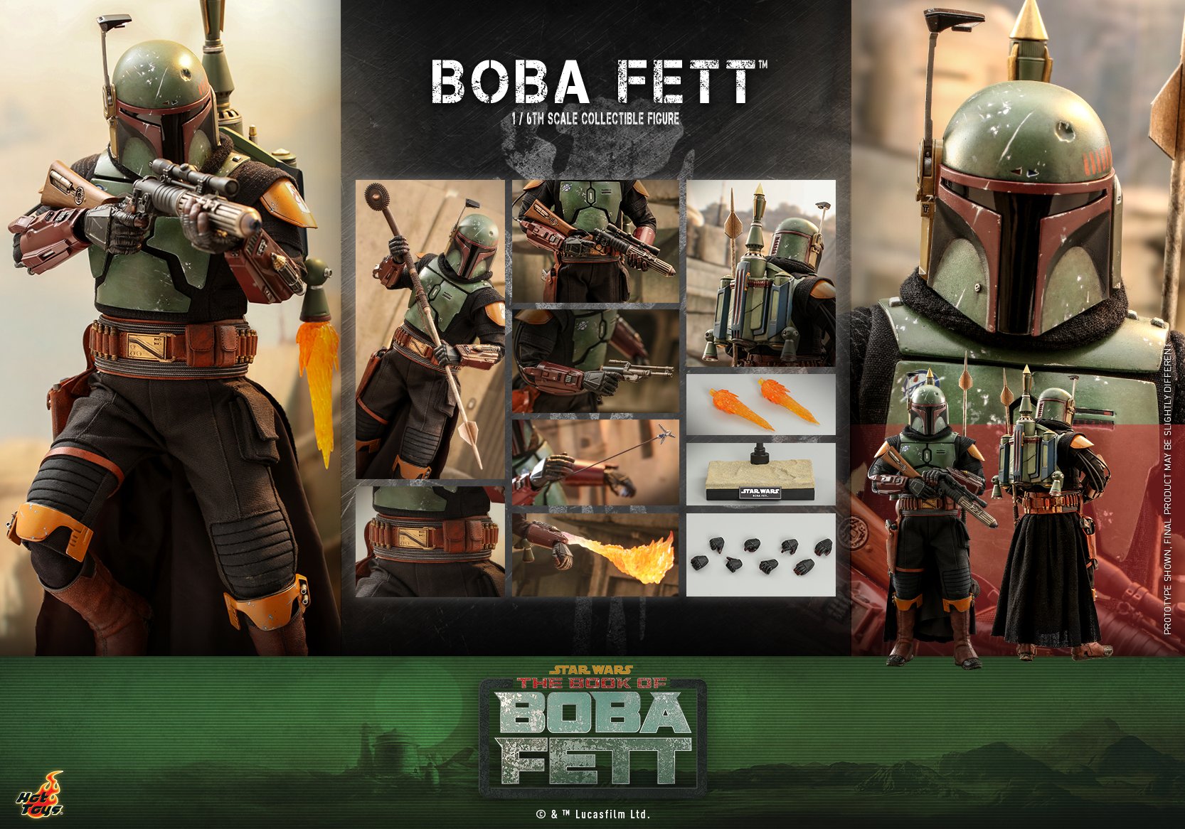 Hot Toys TMS078 1/6 Star Wars: The Book of Boba Fett™ - Boba Fett™