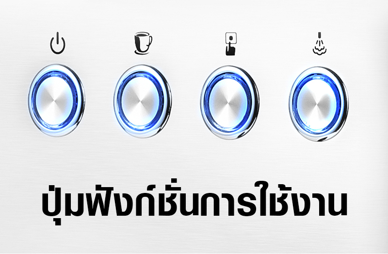 Coffee machine home Italian full semi-automatic small pump pressure steam milk foam 1450W.