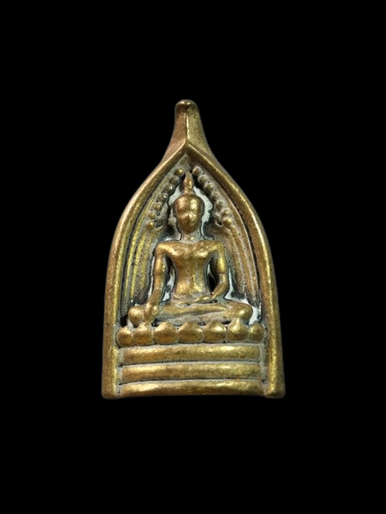 C579 พระกริ่งคลองตะเคียน เนื้อระฆังแตก วัดกลางคลองตะเคียน จ.อยุธยา