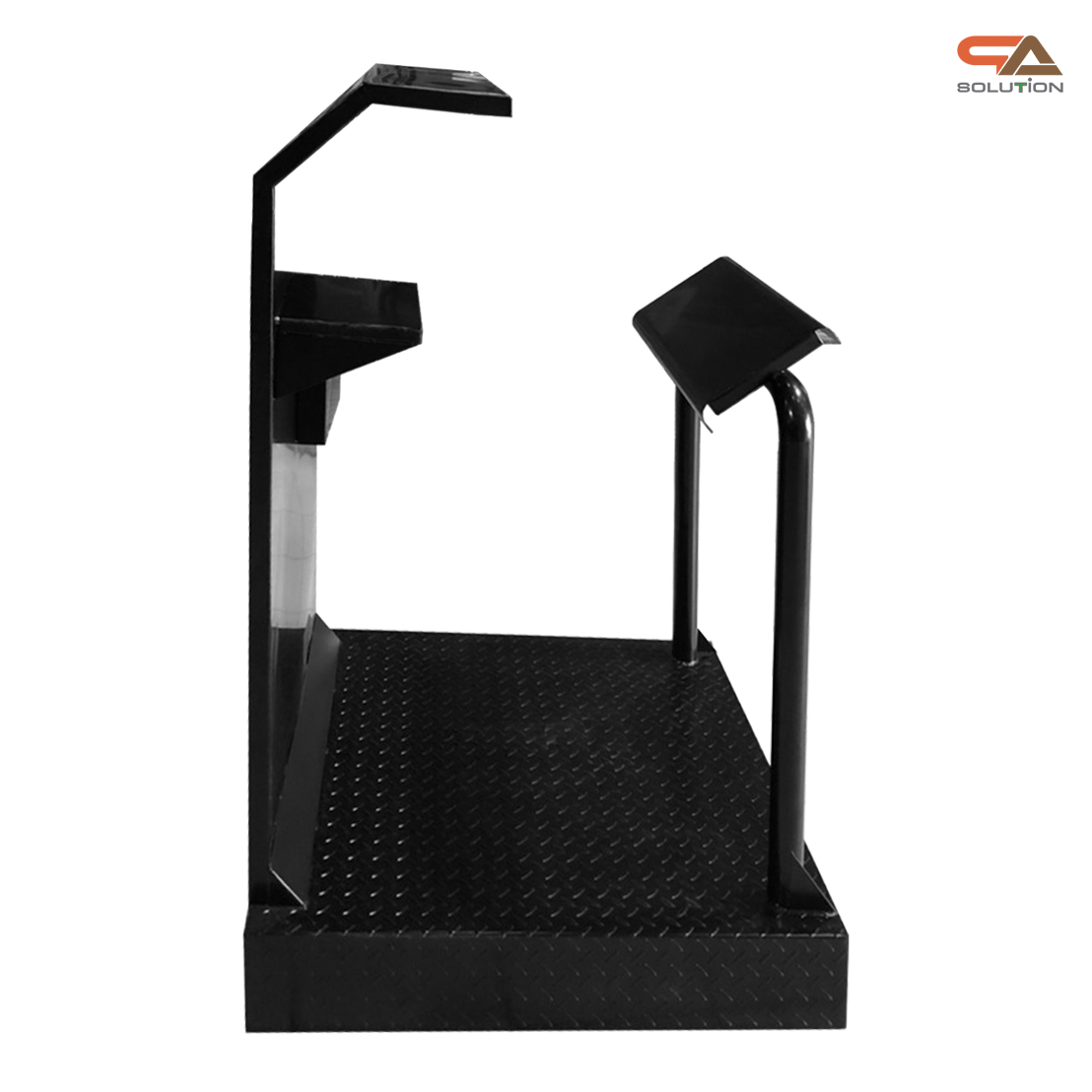 โพเดียมรปภ. เหล็กรุ่น GR-03 ขนาด (W) 85 x (L) 85 (H) 135 ซม. พร้อมช่องใส่เอกสาร ขนาดA4 พื้นเหล็กลายกันลื่น แข็งแรงทนทาน ( สั่งผลิตสีที่ต้องการได้)