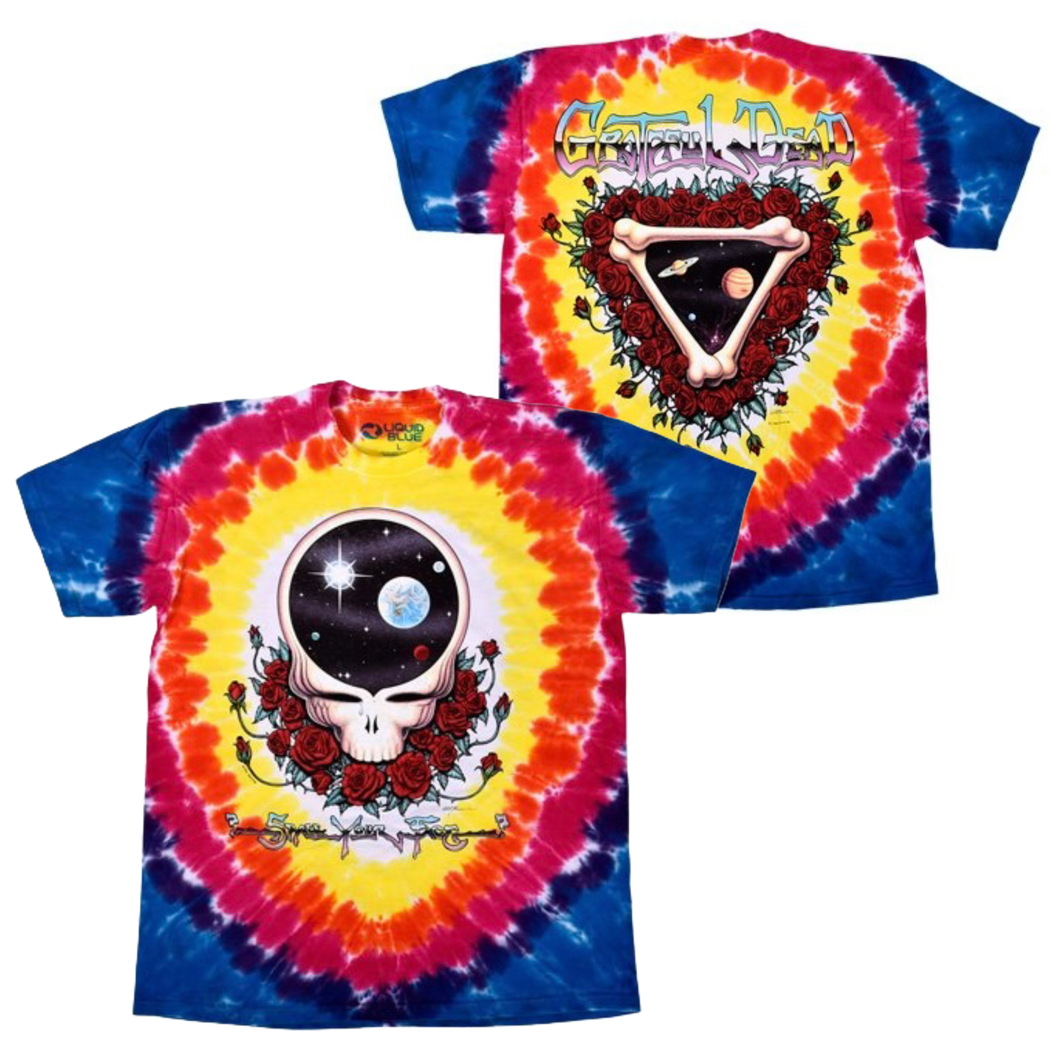 🇺🇸[PREORDER] เสื้อวง GRATEFUL DEAD T-SHIRT รวมลายสุดฮิต ลิขสิทธิ์แท้ LIQUID BLUE จาก USA