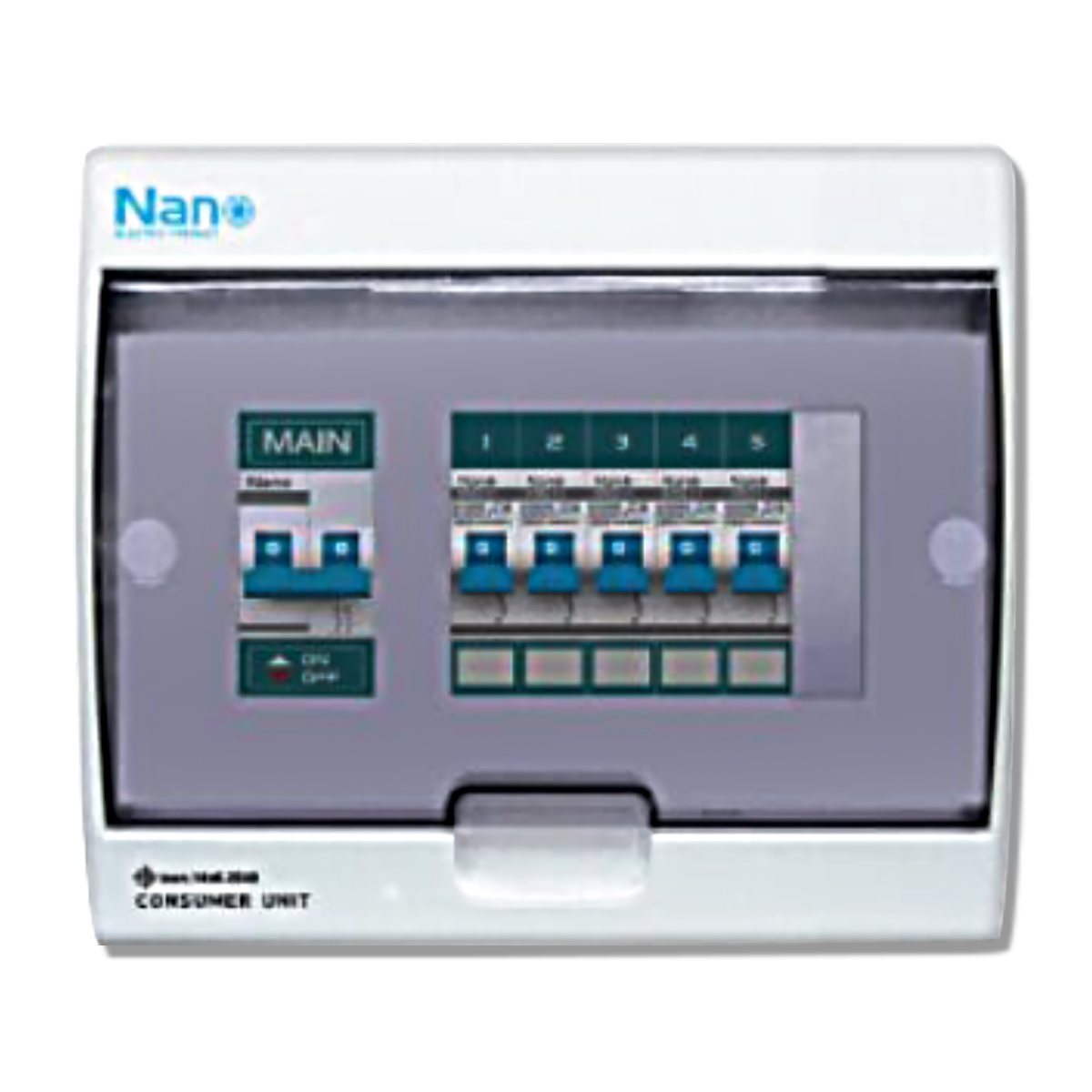 NANO ตู้คอนซูมเมอร์ยูนิต เมน + 6 ช่อง + ลูกย่อย