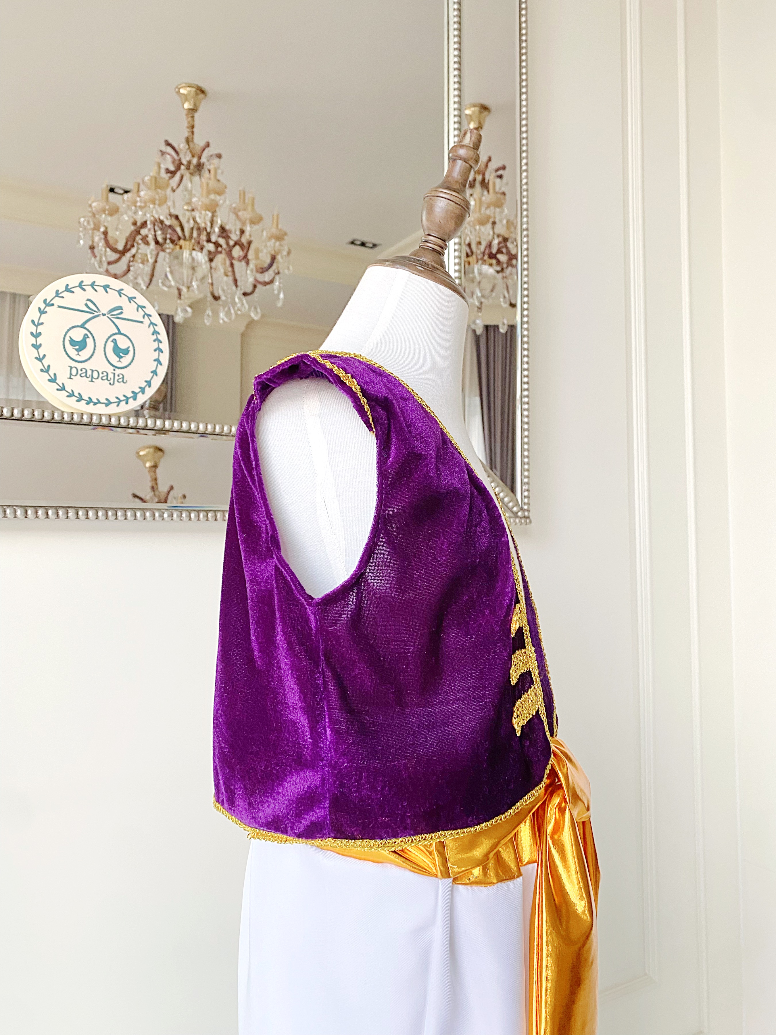 ชุดเจ้าชายอาละดิน เจ้าชายอาหรับ เจ้าชายแขก (Aladdin)