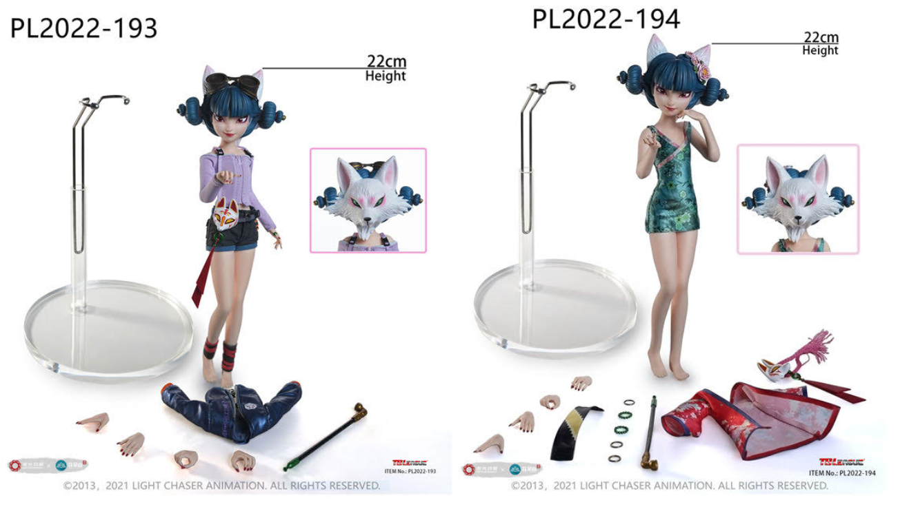 TBLeague PL2022-193 PL2022-194 1/6 Green & White Snake - Owner of Precious Jade-Fox Demon