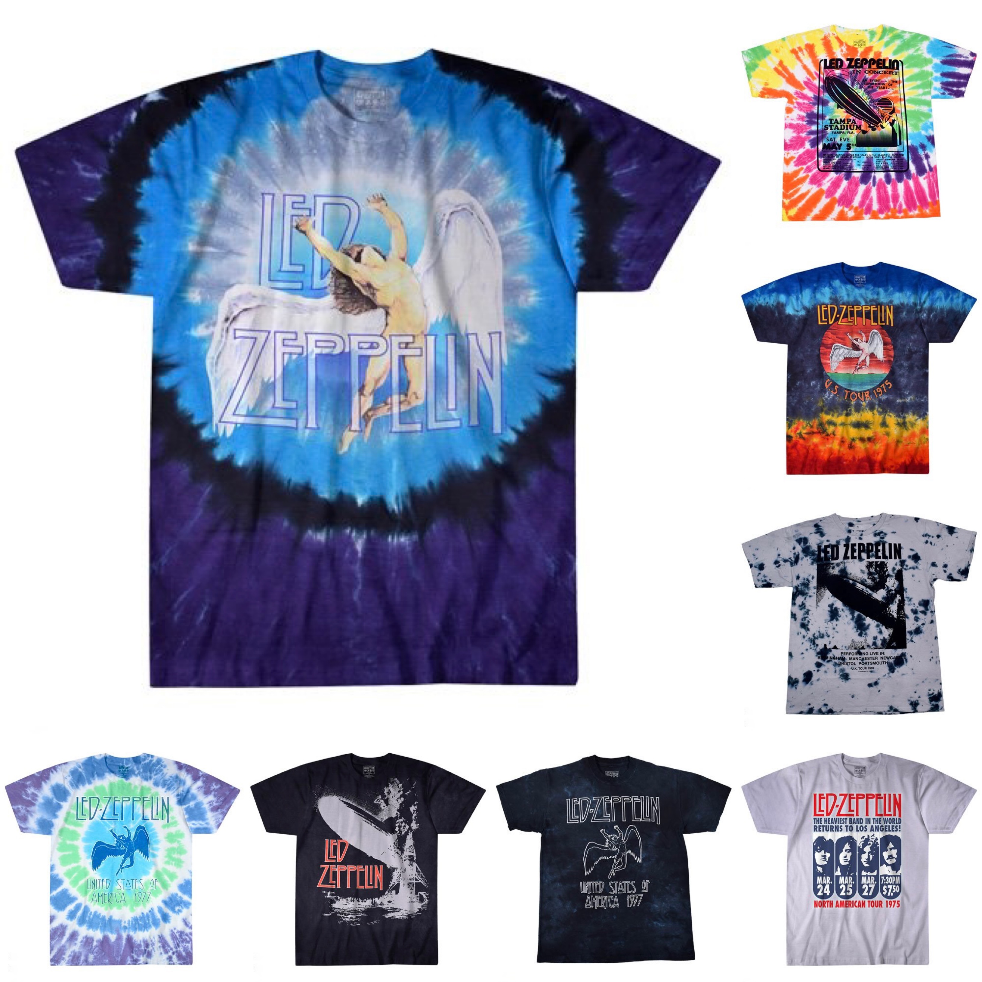 🇺🇸เปิด PREORDER เสื้อวง LED ZEPPELIN T-SHIRT ลิขสิทธิ์ของแท้ USA จาก LIQUID BLUE🤘🔥