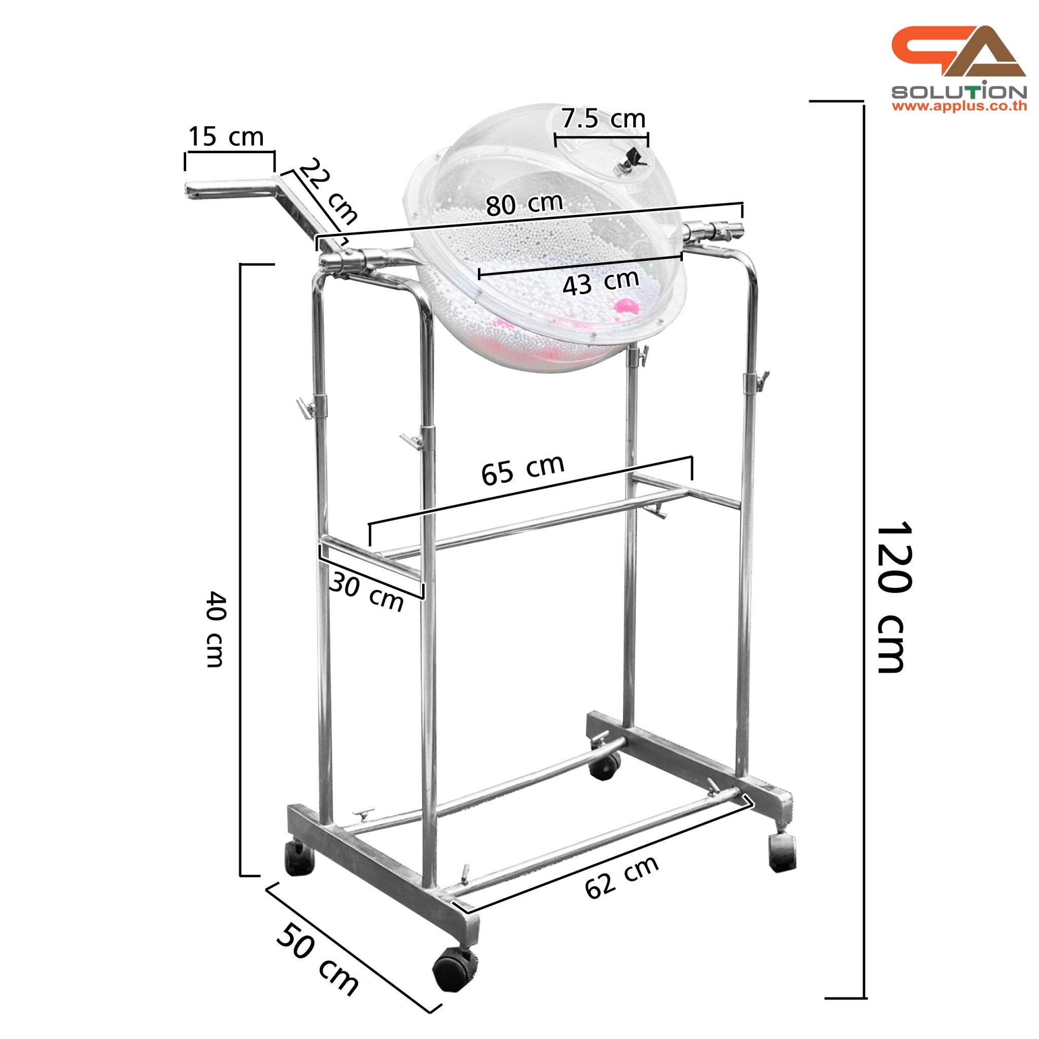 เช่าโดมอะคริลิค จับรางวัล หมุนได้360 องศา พร้อมช่องเปิด มีฝาปิดช่องและกุญแจล็อค