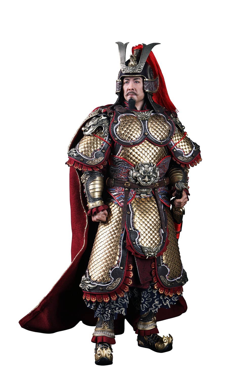 303TOYS MP019 + MP020 1/6 THREE KINGDOMS SERIES - LIU BEI XUANDE (EXCLUSIVE COPPER VERSION) & DILU THE STEED OF LIU BEI