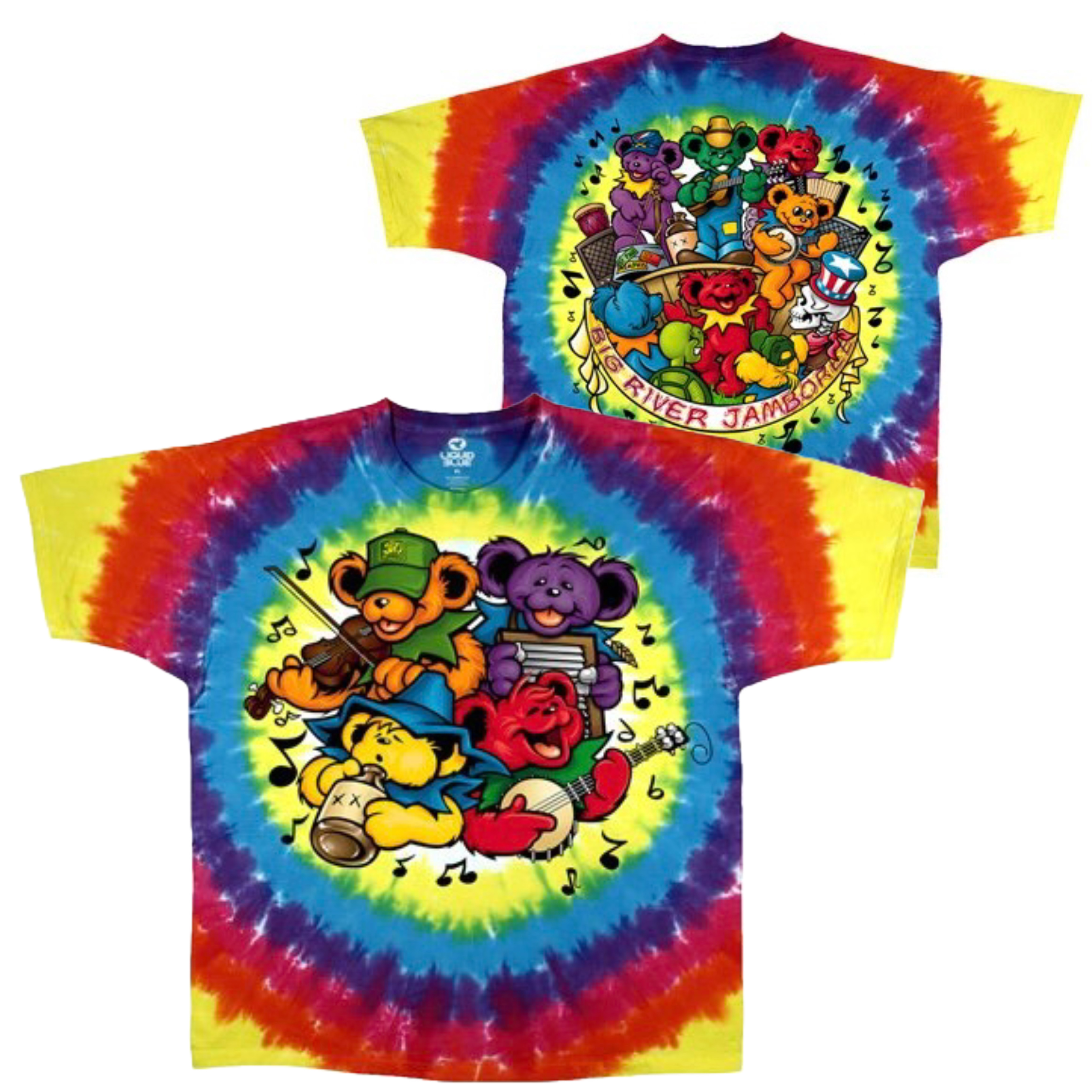 🇺🇸[PREORDER] เสื้อวง GRATEFUL DEAD T-SHIRT รวมลายสุดฮิต ลิขสิทธิ์แท้ LIQUID BLUE จาก USA