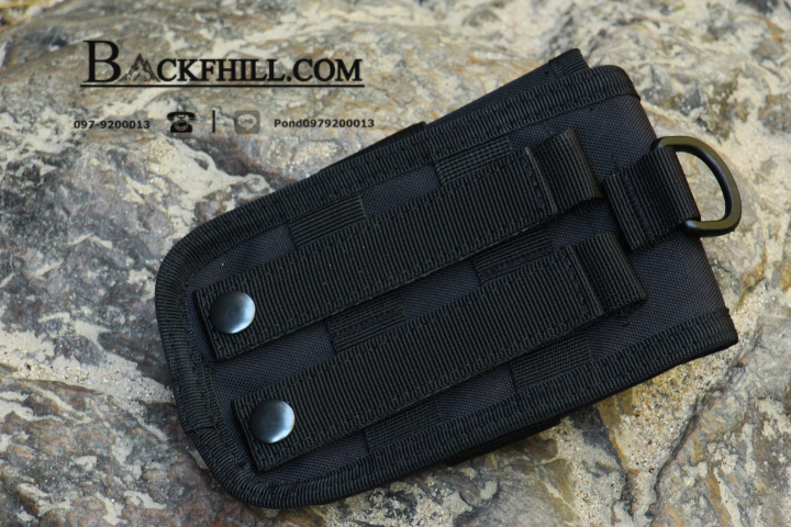 กระเป๋าติดเอวขนาดกลางสีดำ กระเป๋าคาดเอว กระเป๋าคาดเอวทหาร กระเป๋าคาดเอวช่างกล้อง กระเป๋าทหาร กระเป๋าbiker