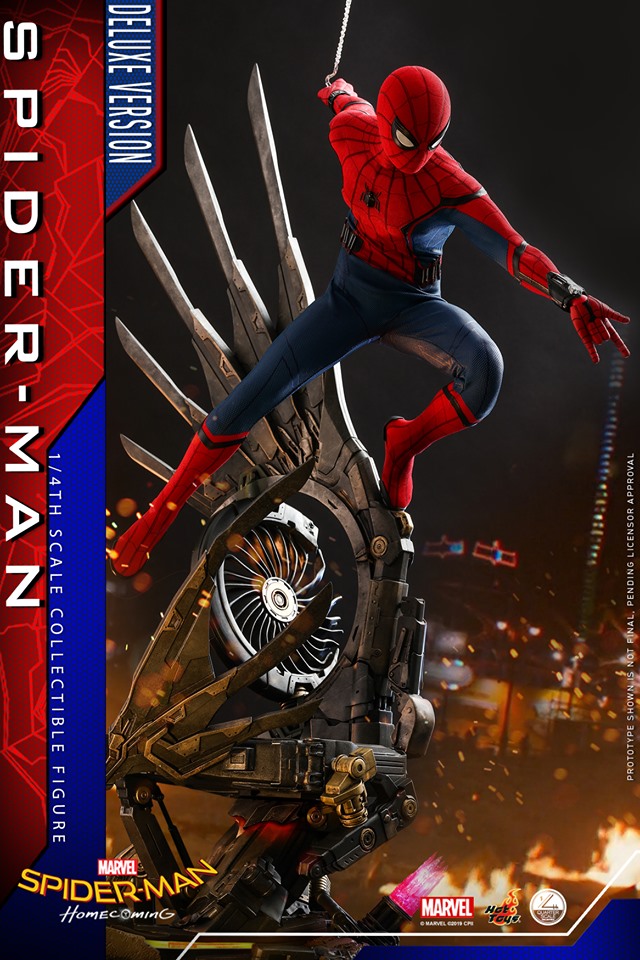 Hot Toys QS015 Spider-Man: Homecoming 1/4 Spider-Man (Deluxe Version)