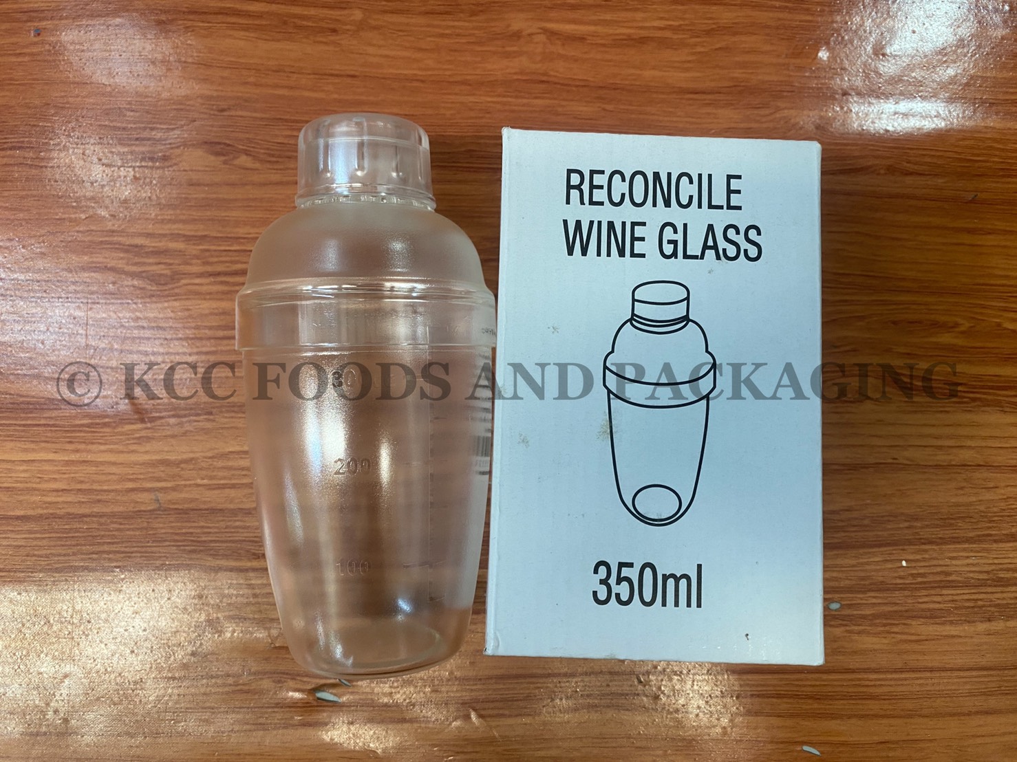 กระบอกเชคพลาสติก 350cc.