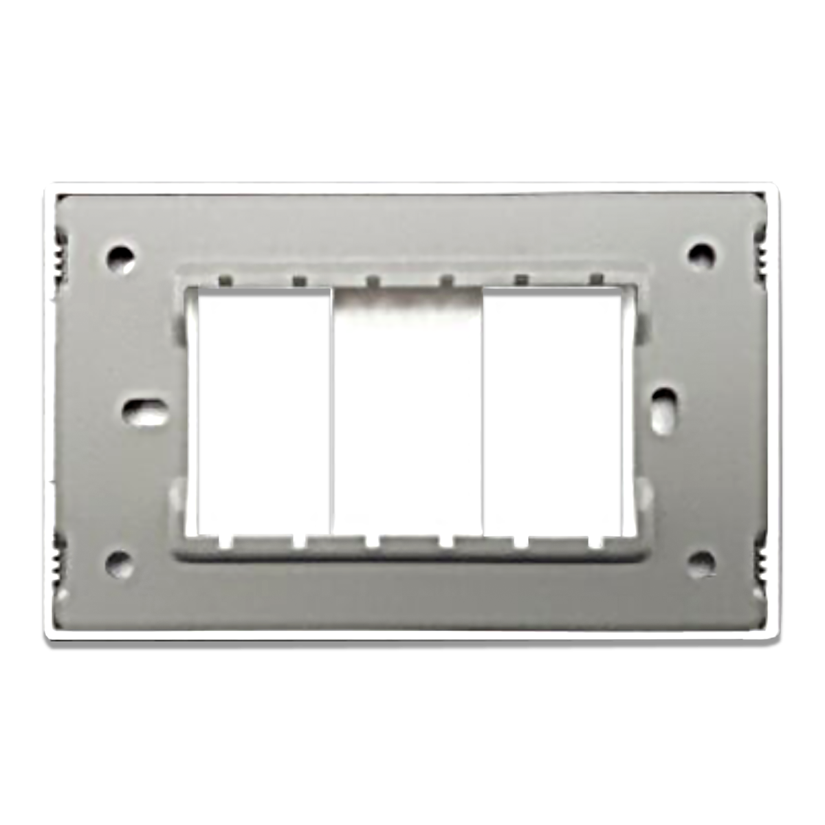 NANO แผงหน้ากากขอบเหลี่ยม ขนาด 2 ช่อง Urban series สีขาว รุ่น UR-C02W (25 ชิ้น/กล่อง)