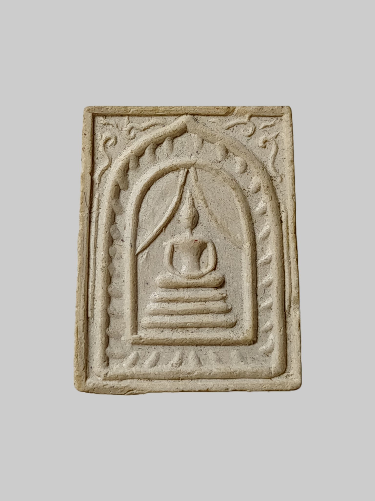 H550 พระสมเด็จแหวกม่าน หลวงปู่โต๊ะ วัดประดู่ฉิมพลี รุ่นทรัพย์รุ่งโรจน์ ปี 2534 ผสมผงอังคารธาตุหลวงปู่โต๊ะ