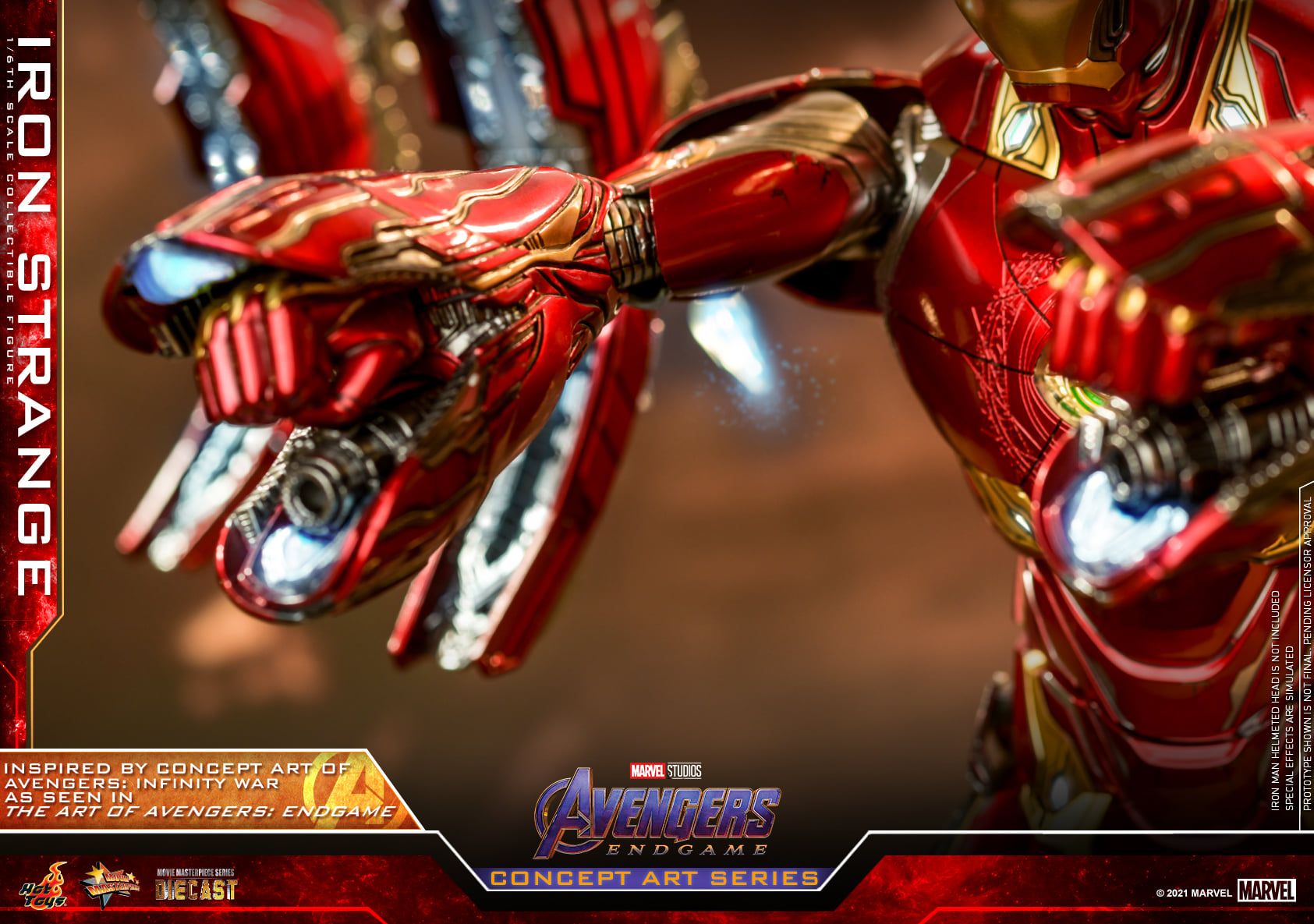 Hot Toys MMS606D41 1/6 Avengers: Endgame (Concept Art Series) - Iron Strange
