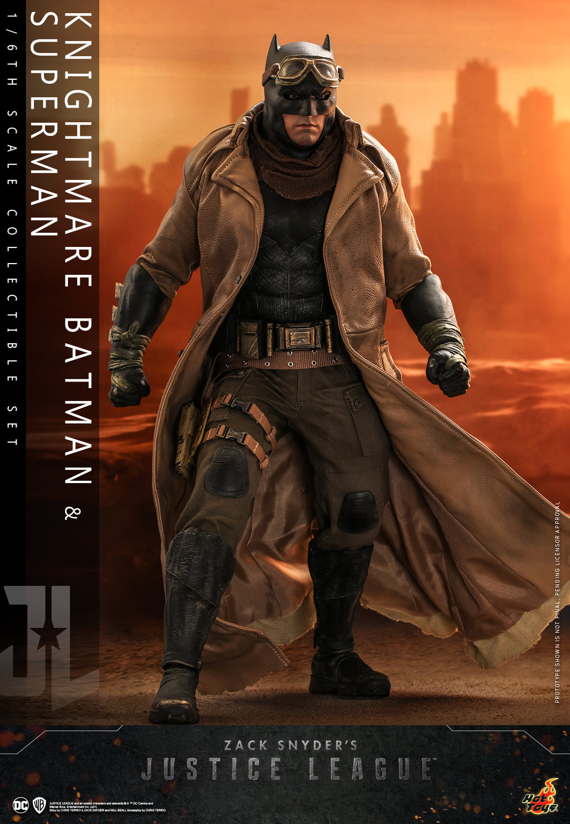 Hot Toys TMS038 1/6 Zack Snyder's Justice League - Knightmare Batman and Superman