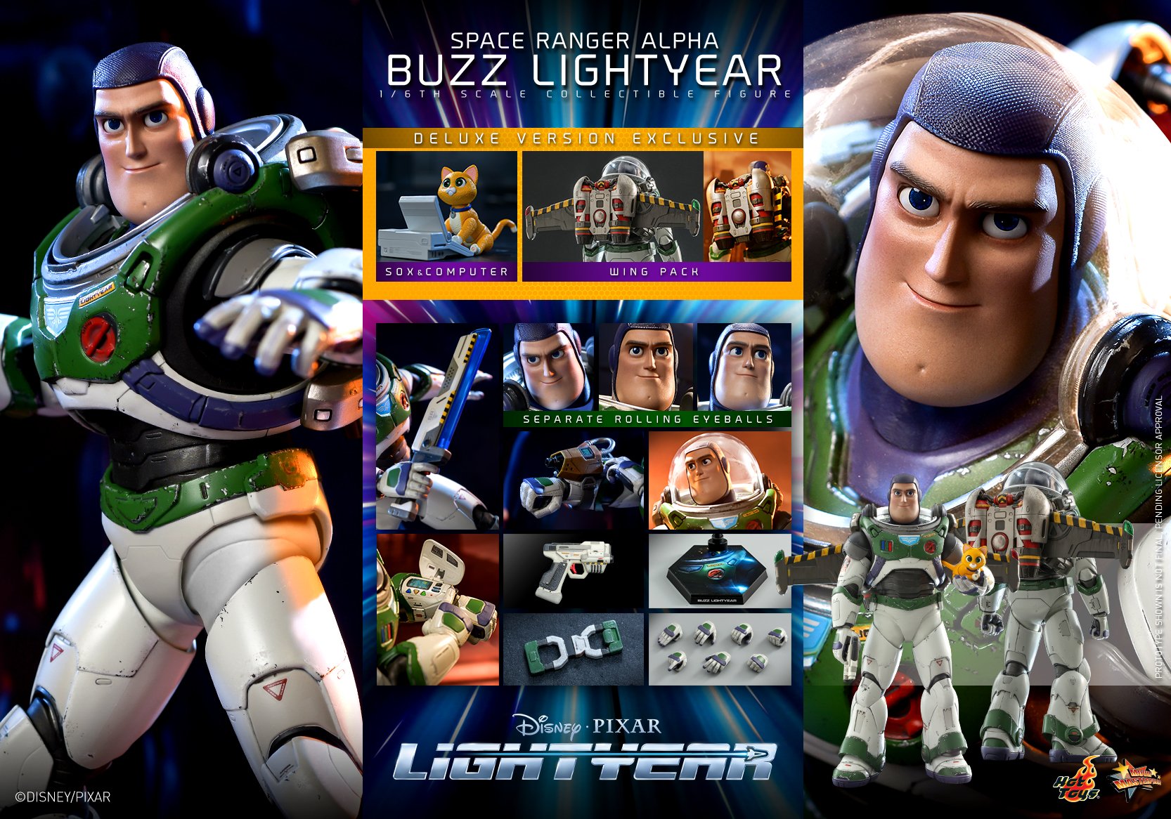 Hot Toys MMS635 1/6 Lightyear - Space Ranger Alpha Buzz Lightyear (Deluxe Version)