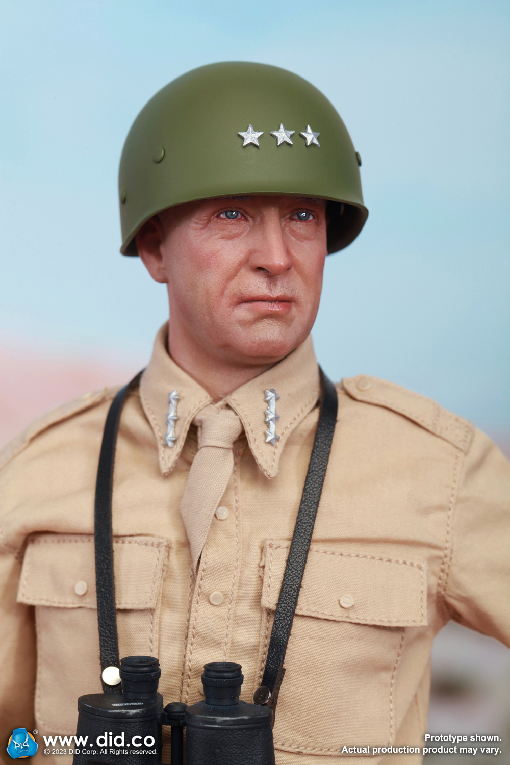 DID A80164+E60071 1/6 WWII General of the United States Army - George Smith Patton Jr.+Accessory Kit