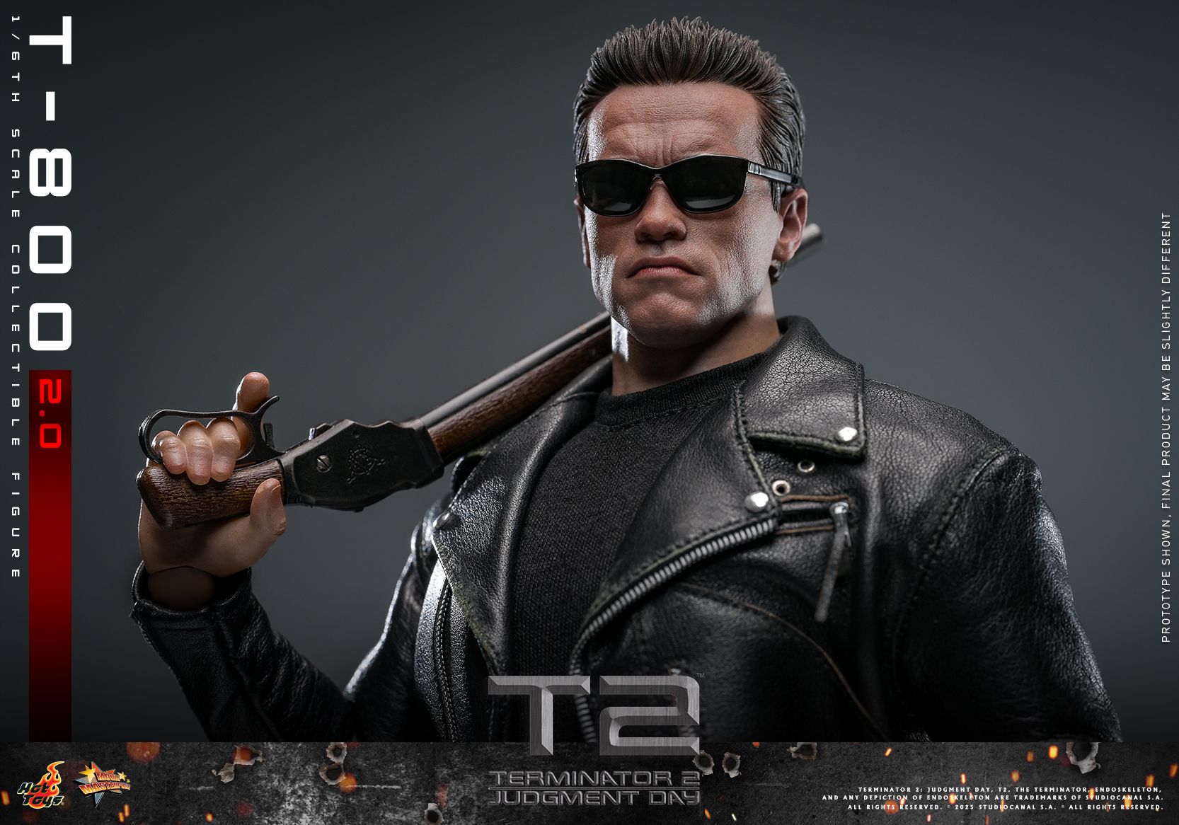 Hot Toys MMS795 Terminator 2: Judgment Day - T-800 (2.0)