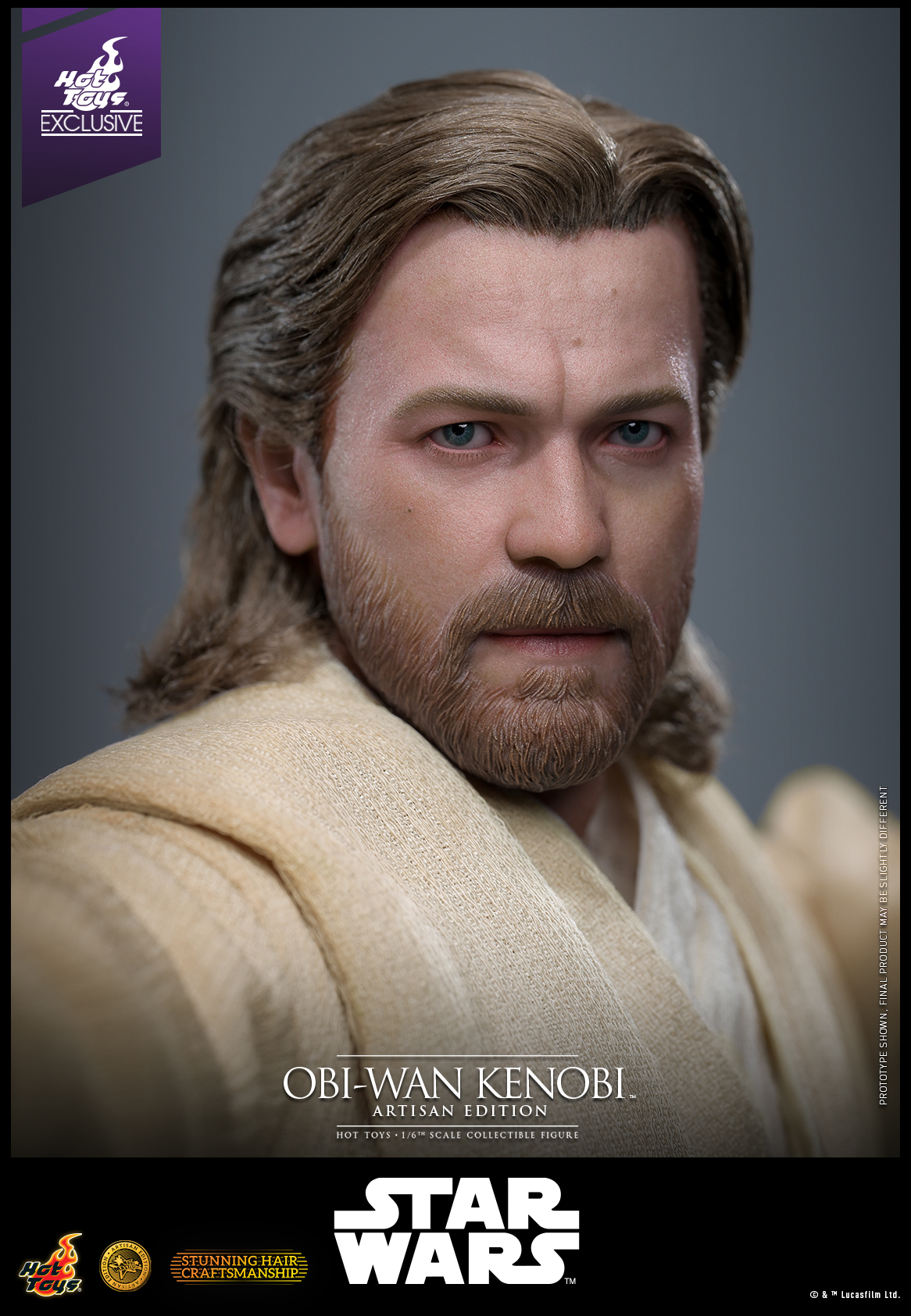 Hot Toys MMS809AE Star Wars: Attack Of The Clones - Obi-Wan Kenobi (Artisan Edition) [Hot Toys Exclusive]