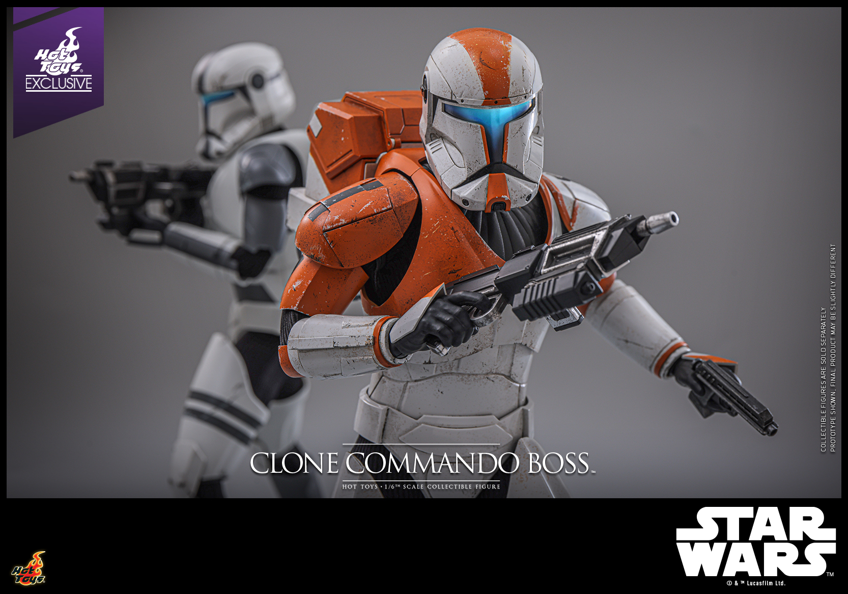 Hot Toys TMS151 Star Wars: The Clone Wars - Clone Commando Boss [Hot Toys Exclusive]