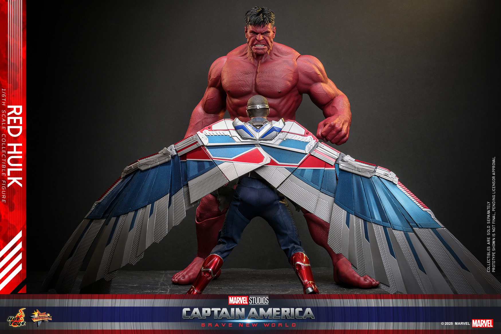 Hot Toys MMS797 Captain America: Brave New World - Red Hulk