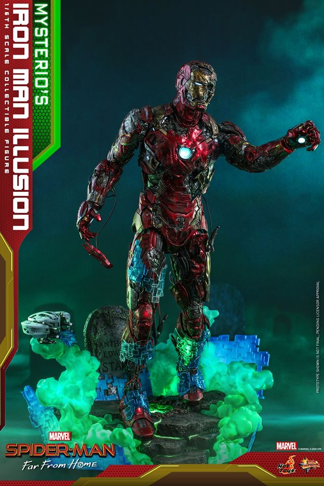 Hot Toys MMS580 Spider-Man: Far From Home - Mysterio’s Iron Man Illusion