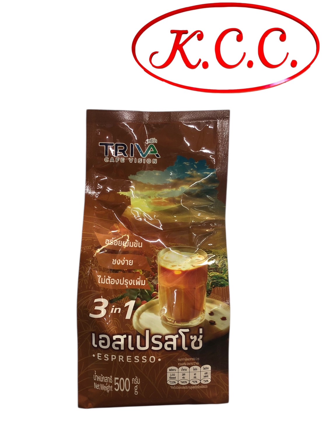 ทรีว่า กาแฟสูตรเอสเพรสโซ่ 3in1 500g.(ธนา)