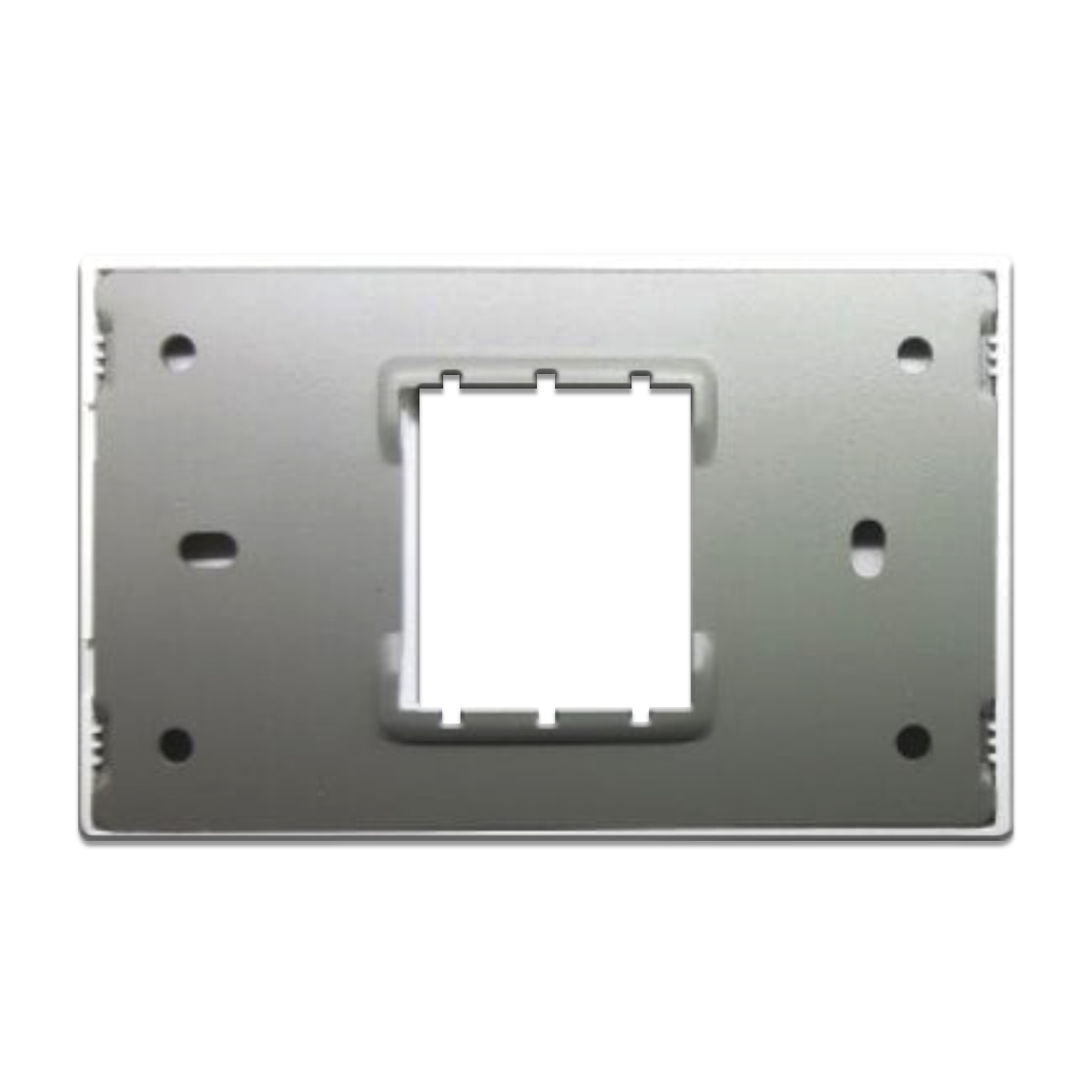 NANO แผงหน้ากากขอบเหลี่ยม ขนาด 1.5 ช่อง Urban series สีเทา รุ่น UR-C04S (25 ชิ้น/กล่อง)