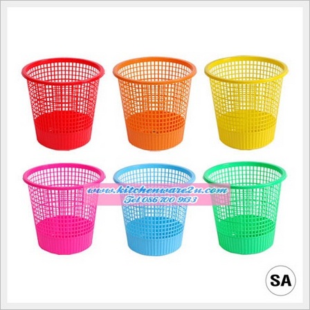 P04995 ตะกร้าผงกลม (กว้าง 30.5 ยาว 30.5 สูง 29 ซม.) เกรดเอ อย่างหนา คุณภาพดี สี No.821 ราคาส่งต่อโหล : 12 ใบ (เฉลี่ย 50 บ/ใบ)