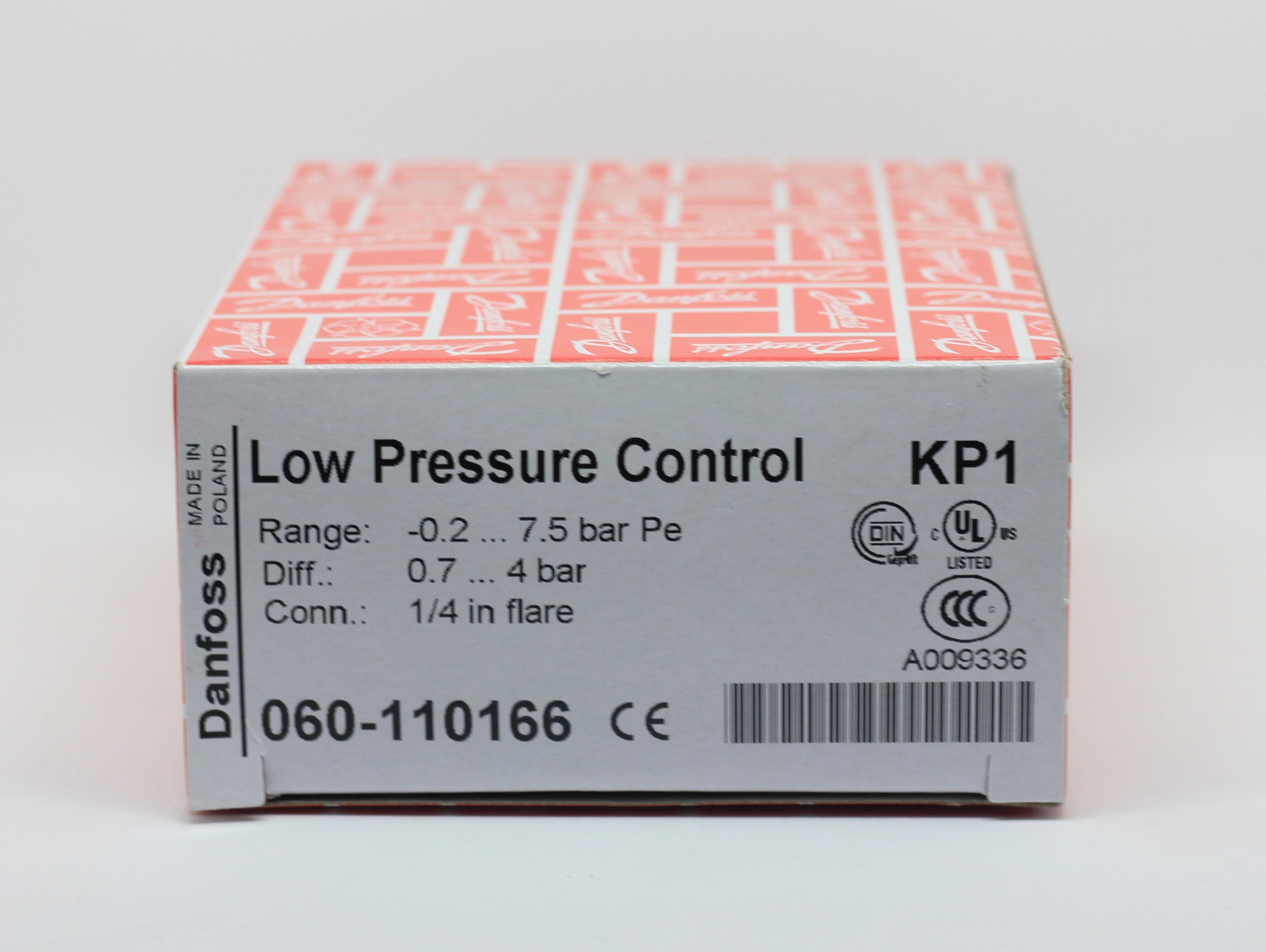 Low Pressure Control "Danfoss" KP1 "060110191" PTElectric