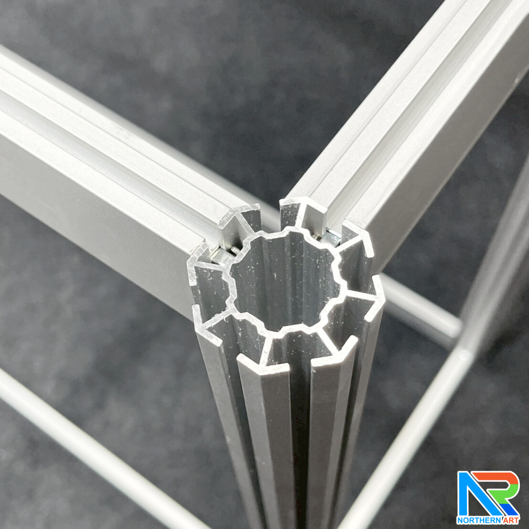 เช่าเคาน์เตอร์อะลูมิเนียม ขนาด (W)103 x (L)40 x (H)80 cm. ถอดประกอบได้