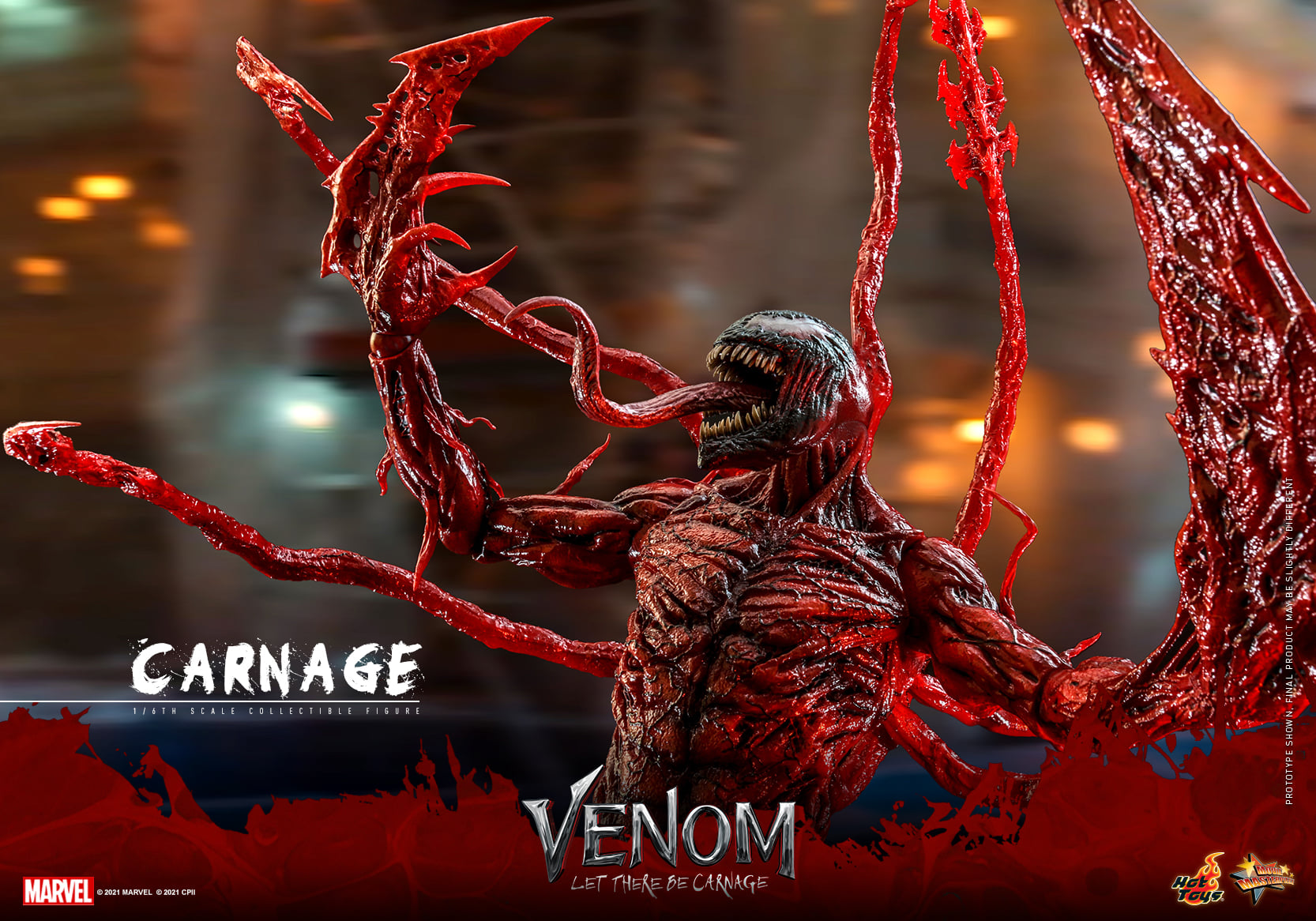 Hot Toys MMS620 1/6 Venom: Let There Be Carnage - Carnage (Deluxe Version)