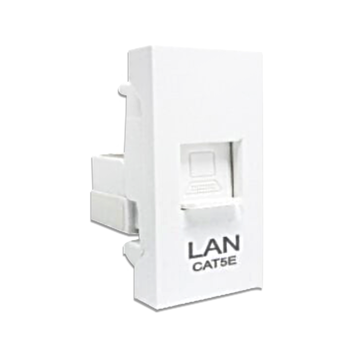 NANO เต้ารับคอมพิวเตอร์ ขนาด 1 ช่อง Urban series สีขาว รุ่น UR-LAN5W