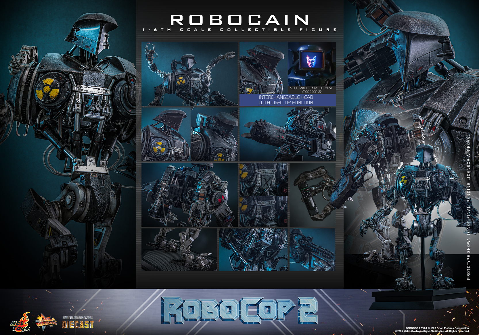 25/08/2568 Hot Toys MMS828D75 RoboCop 2 - RoboCain