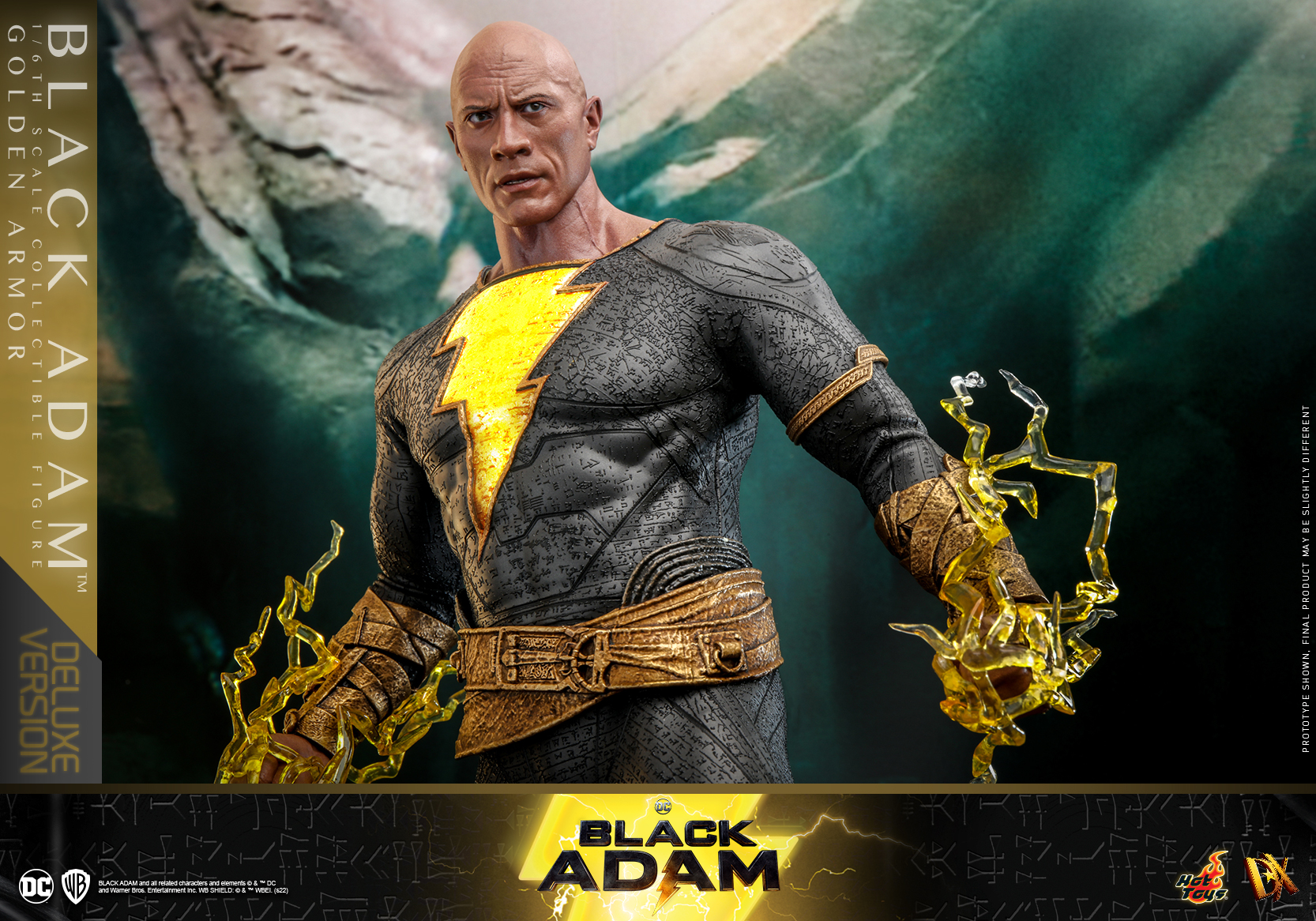 Hot Toys DX31 1/6 Black Adam - Black Adam [Golden Armor] (Deluxe Version)