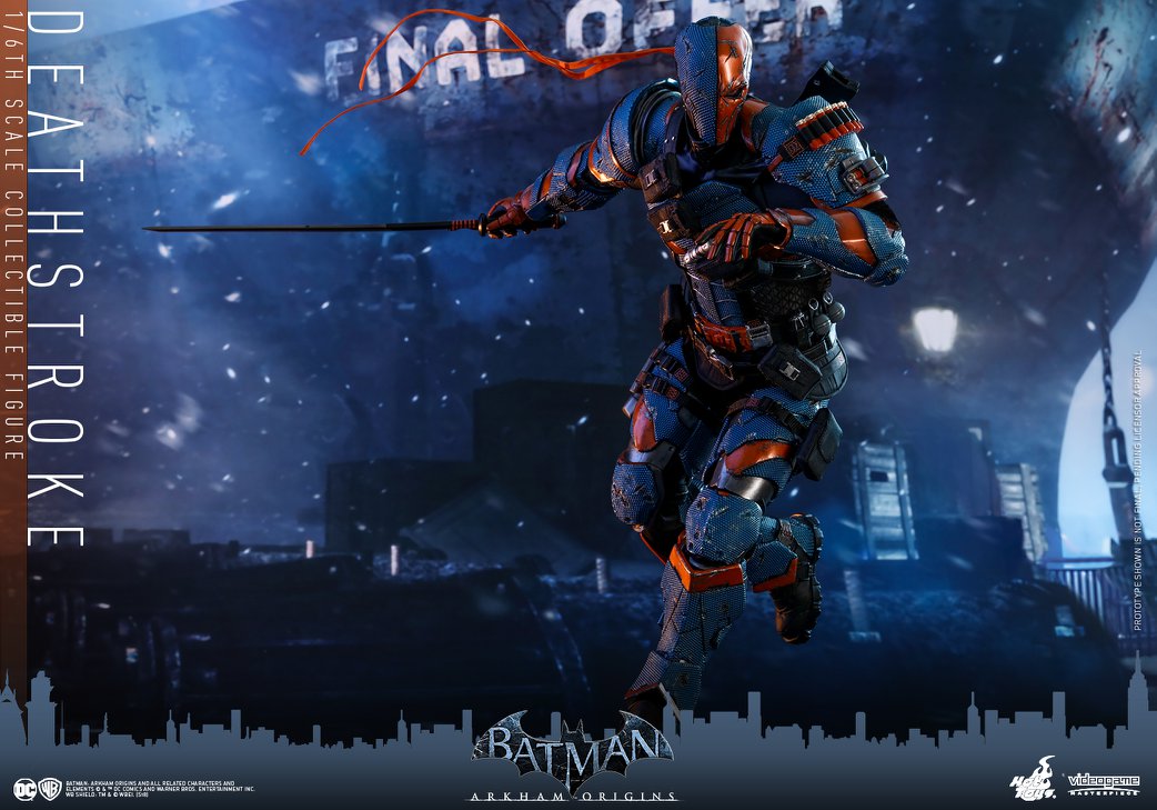 Hot Toys VGM30 BATMAN ARKHAM ORIGINS - DEATHSTROKE