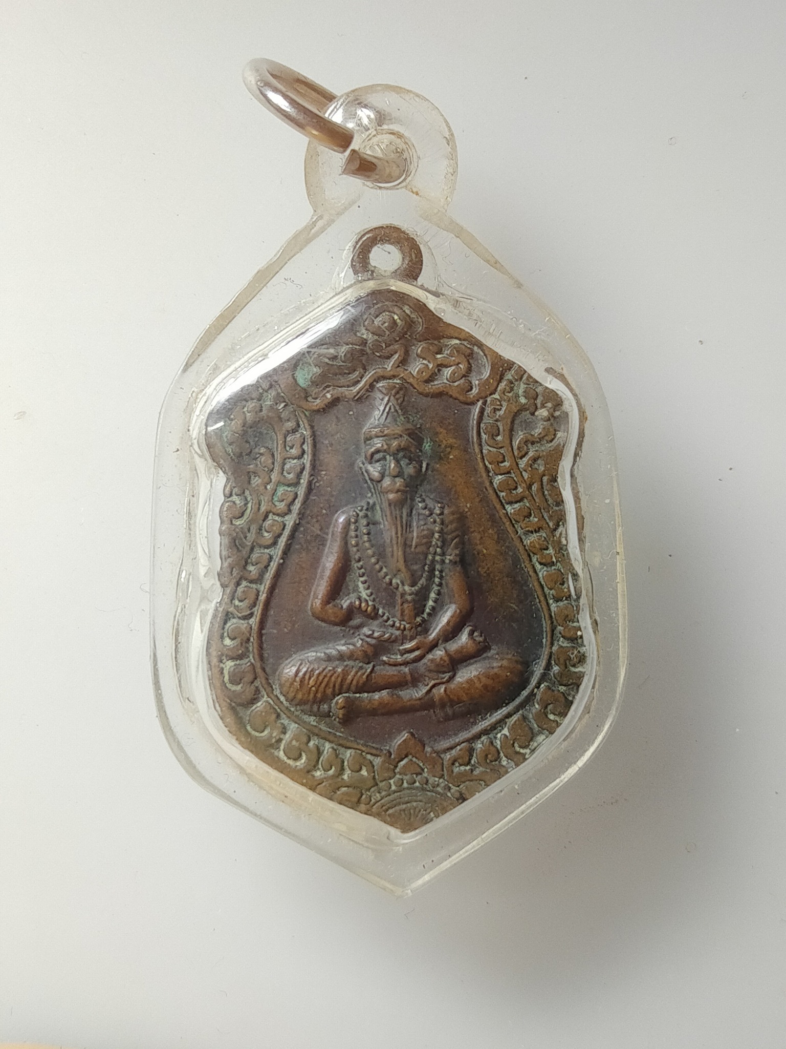 H575 พระฤาษีกระไลยโกฏิ วัดราษฎร์รังสรรค์(ใหญ่ตาอิน) สมุทรปราการ ปี 2537