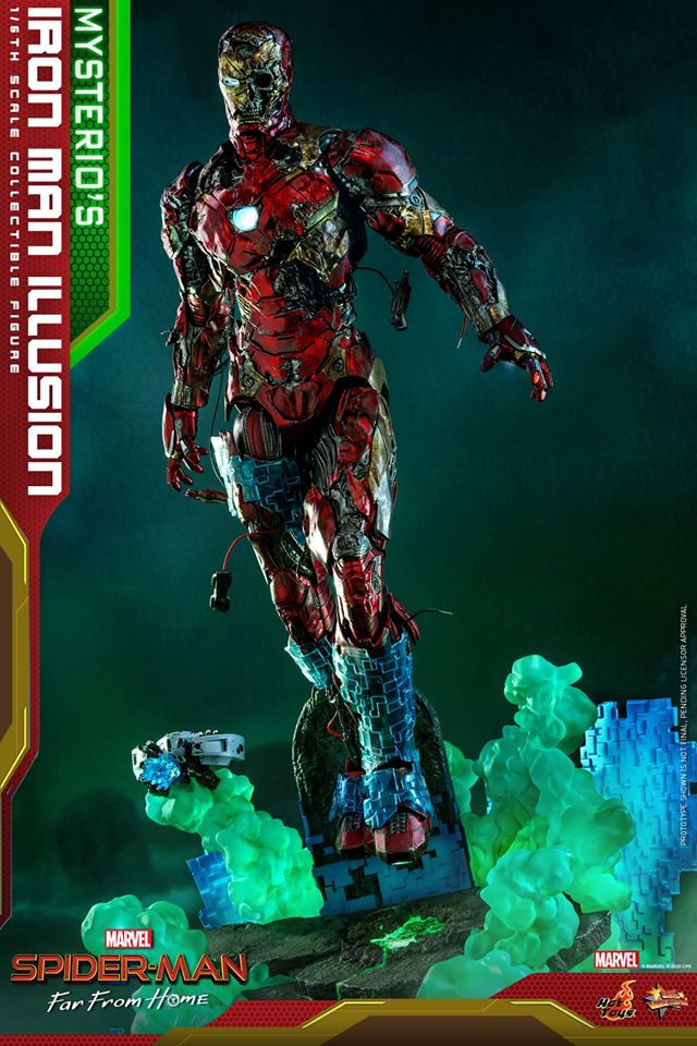 Hot Toys MMS580 Spider-Man: Far From Home - Mysterio’s Iron Man Illusion