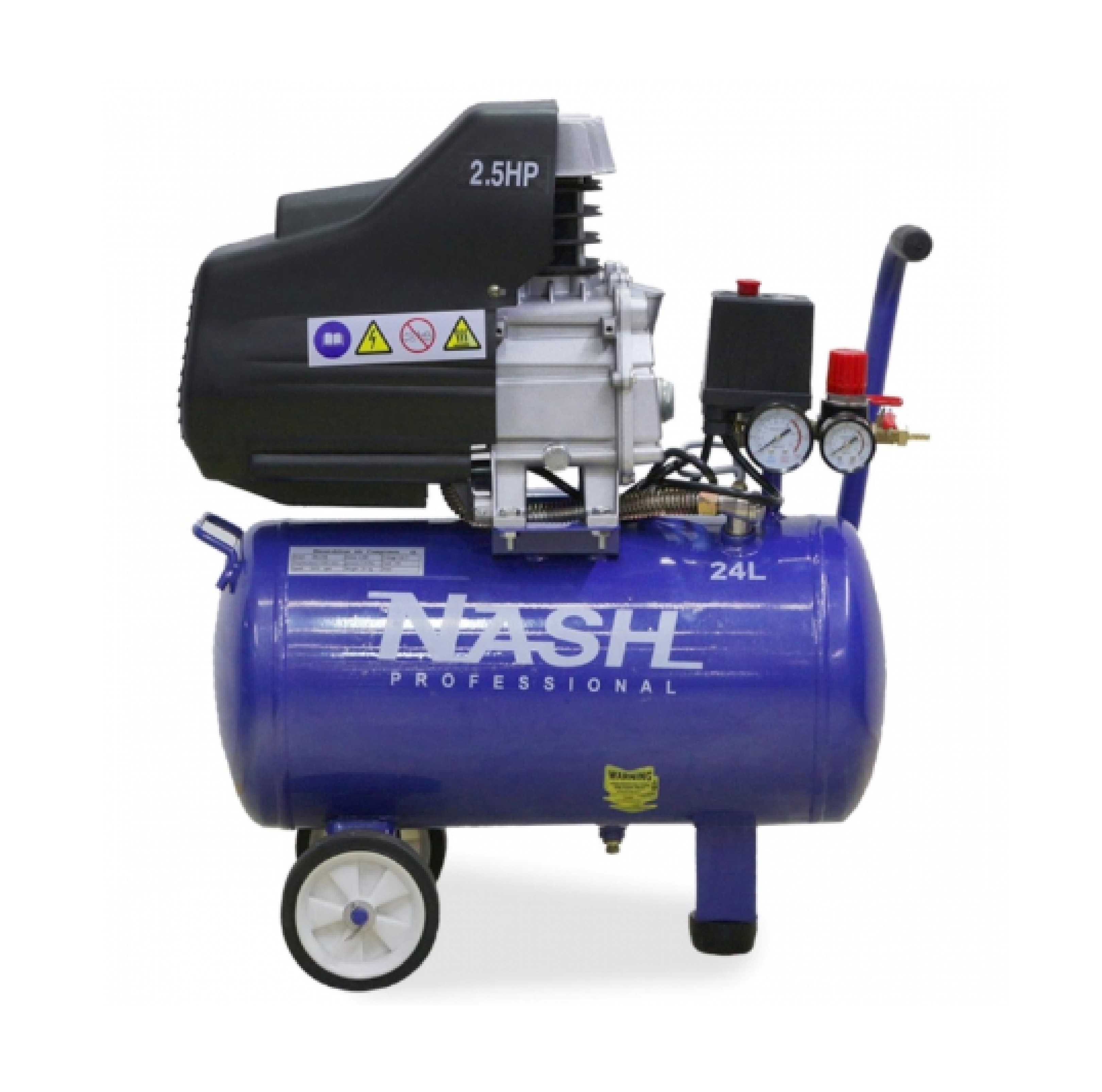 NASH ปั๊มลมโรตารี่ 24 ลิตร 2.5 แรงม้า