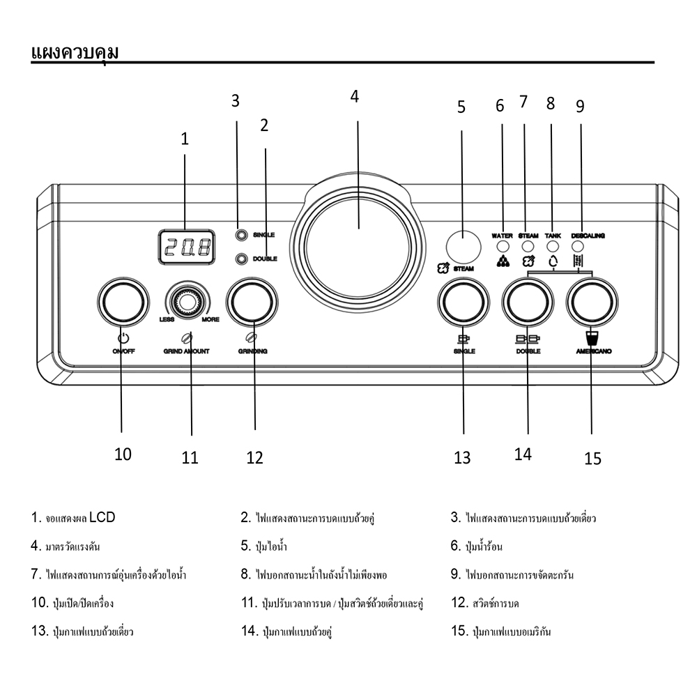 APRESSO AIO Espresso machine 1 group