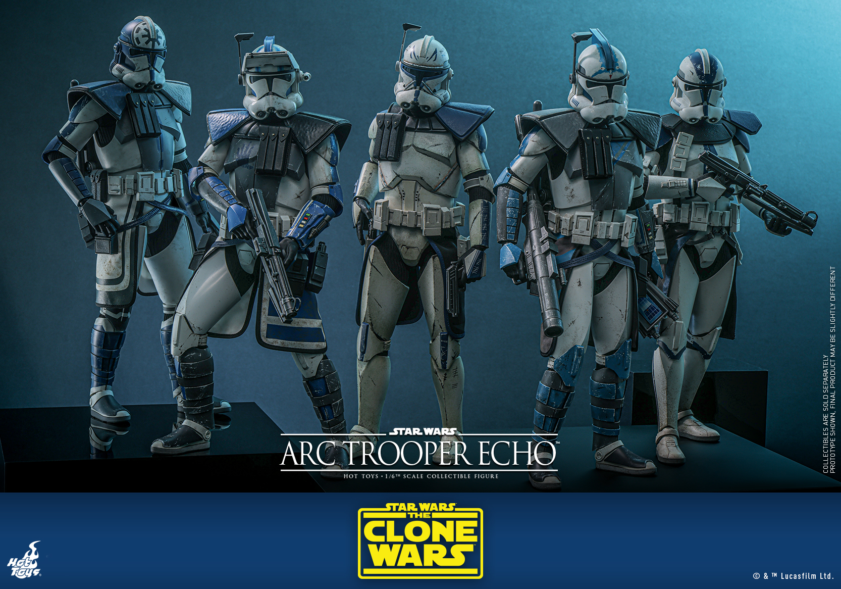 Hot Toys TMS133 Star Wars: The Clone Wars - Arc Trooper Echo