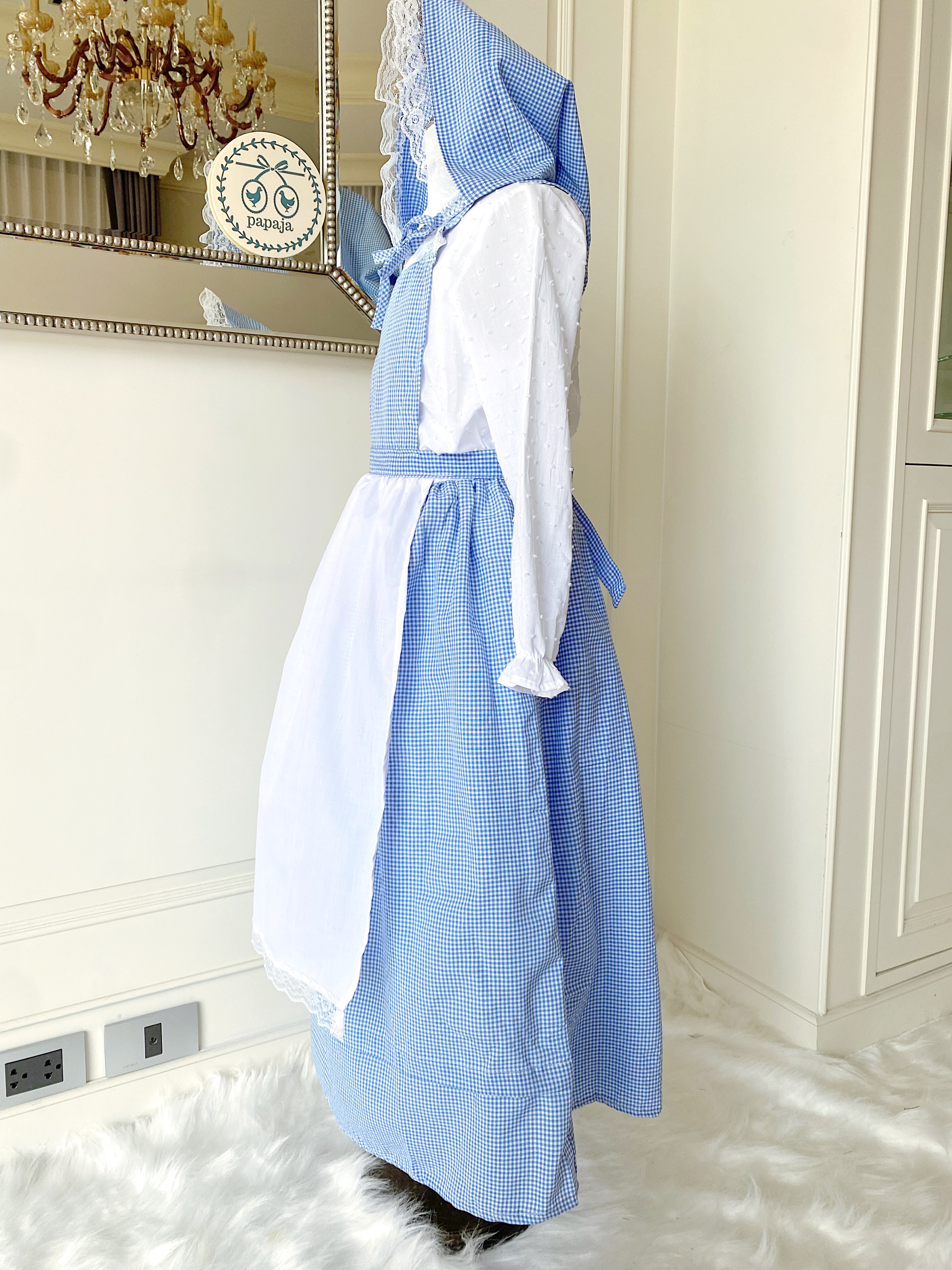 ชุดคอสเพลย์ ชุดประจำชาติชาวดัตช์ เนเธอร์แลนด์ (Dutch , Netherland) เด็กหญิง ชุดยุโรปโบราณ