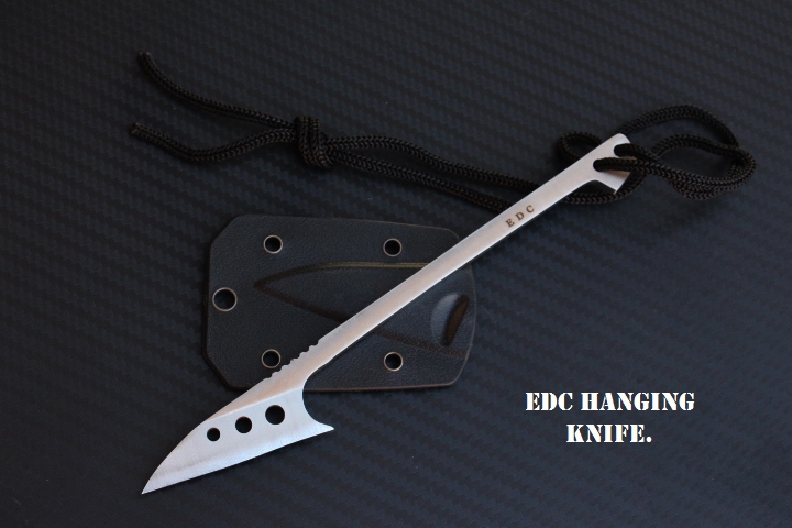 มีดห้อยพกพา EDC KNIFE มีดหางปลา Stainless Steel 5cr15mov ปลายแหลม พร้อมซอง KYDEX