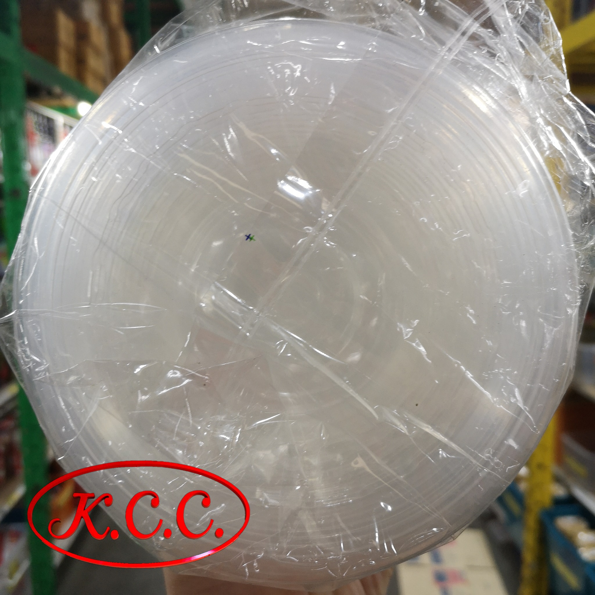 ชามพลาสติก สีใส HB-52 จำนวน 50ใบ