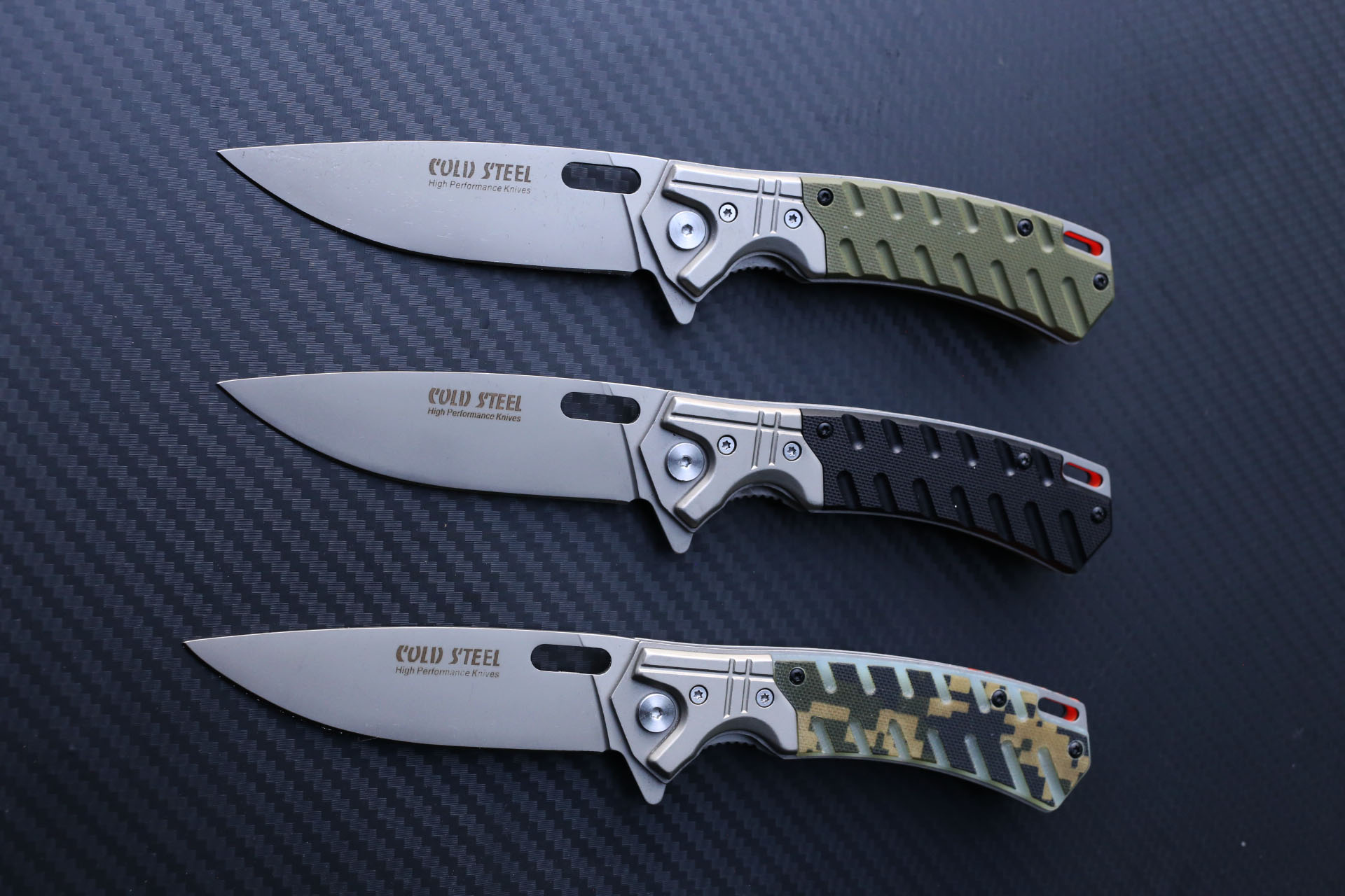 มีดพับcold steel รุ่น M1 NAVY ใบมีดทรง Drop Point 4 " ด้ามจับ G10 OEM (ด้ามสีดำ)