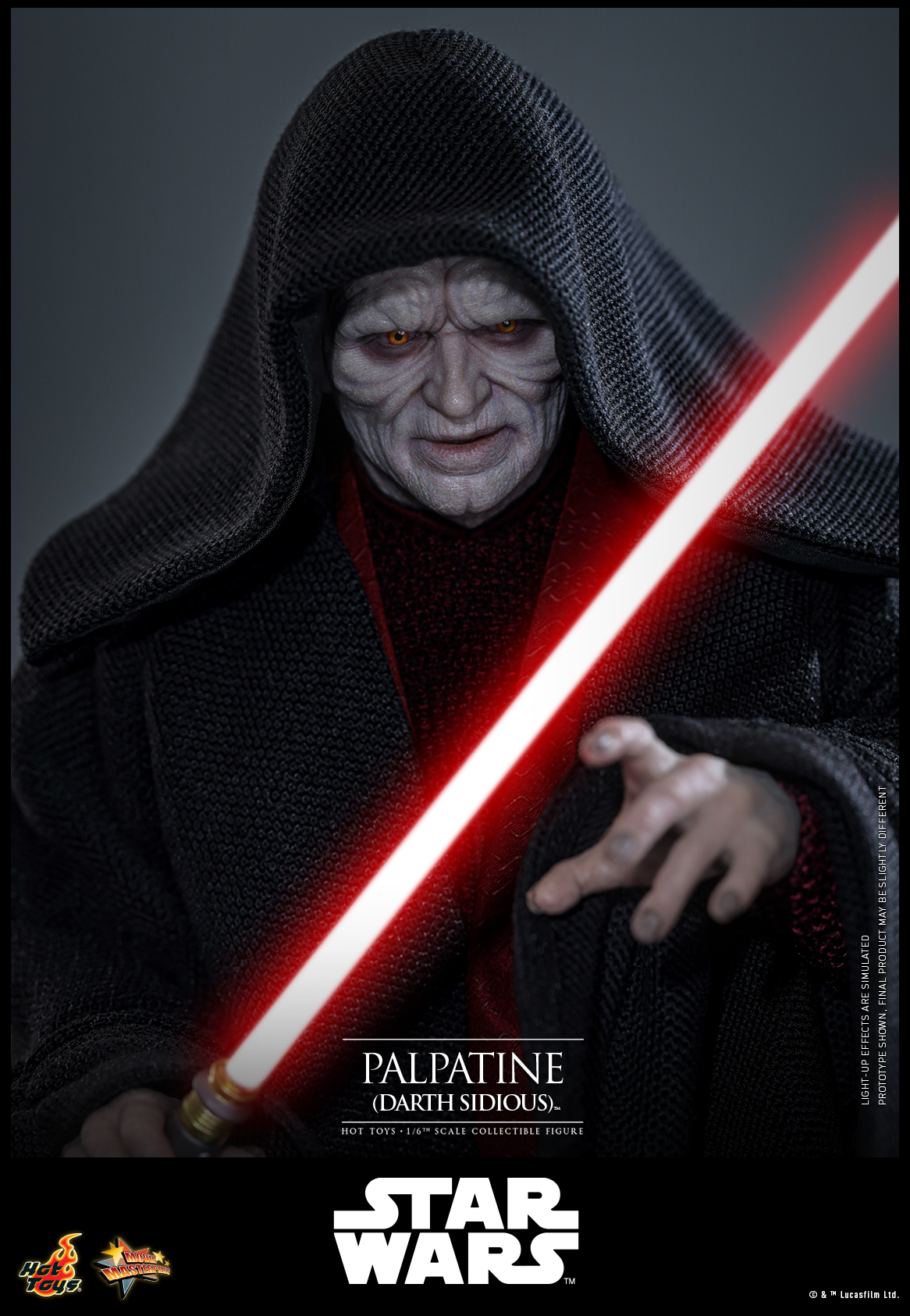 Hot Toys MMS805 Star Wars: Episode III – Revenge of the Sith - Palpatine (Darth Sidious)