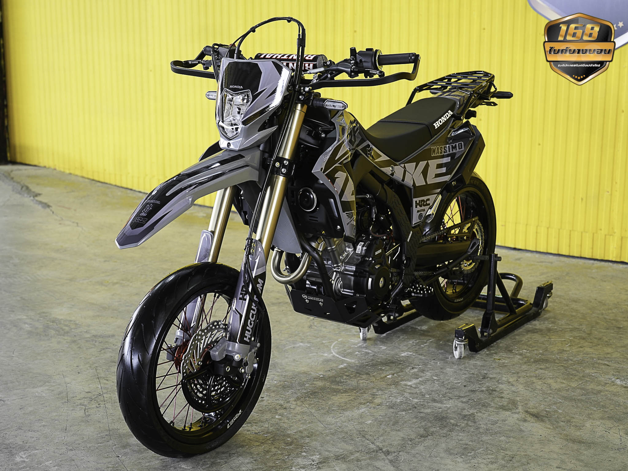 NEW Honda CRF300 L 2025 super moto (รถป้ายเเดงเเต่งให้ครบ สด-ผ่อน )