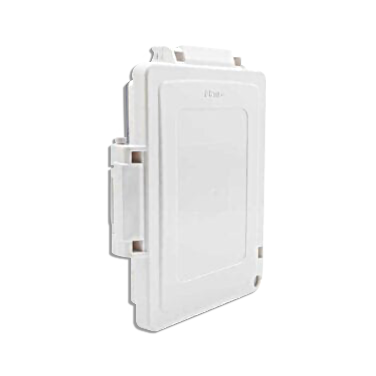 NANO ฝาครอบแผงหน้ากากกันน้ำแบบเรียบ สีขาว รุ่น NANO-413W (20 ชิ้น/กล่อง)