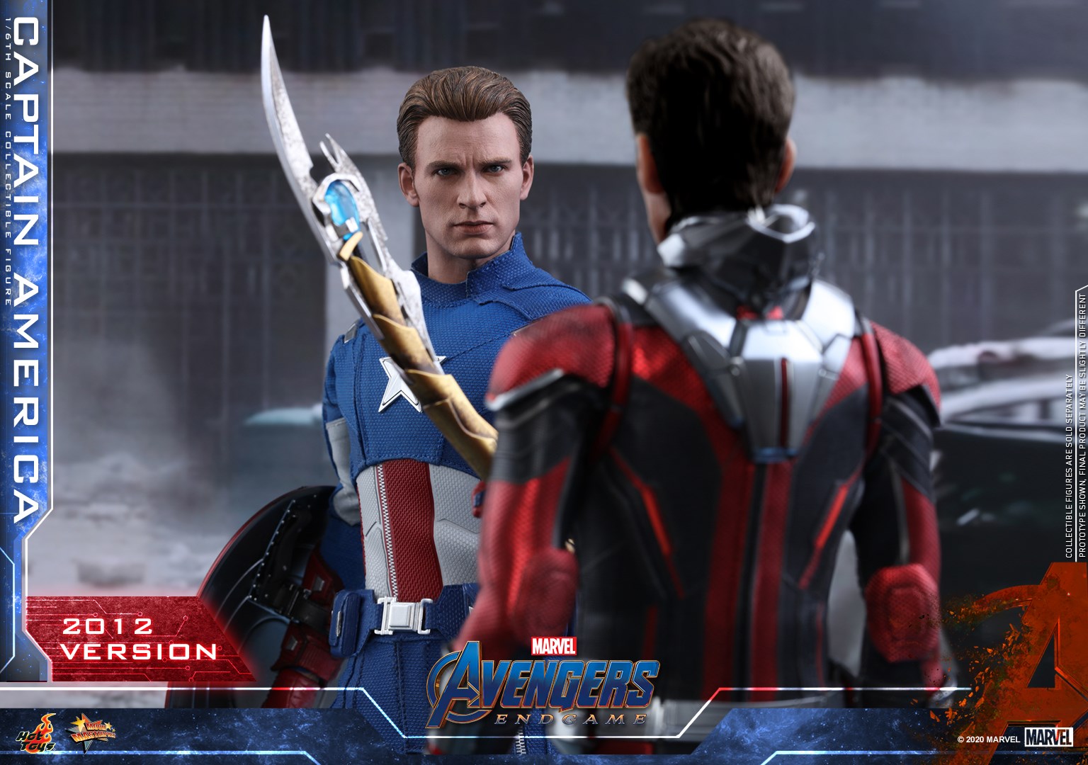 Hot Toys MMS563 Avengers: Endgame - Captain America (2012 Version)
